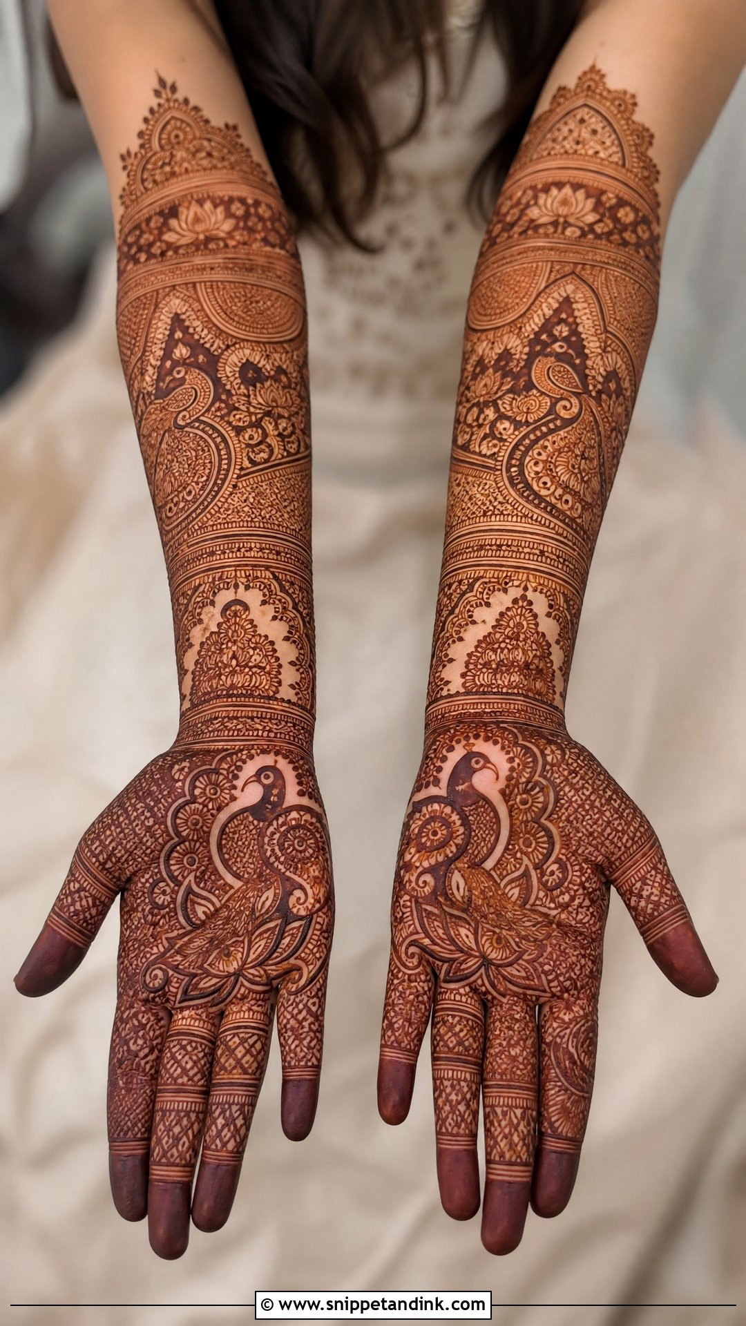Full Hand Indian Bridal Mehndi - Snippet and Ink - 25 Bridal Mehndi Mehendi Designs for Bride