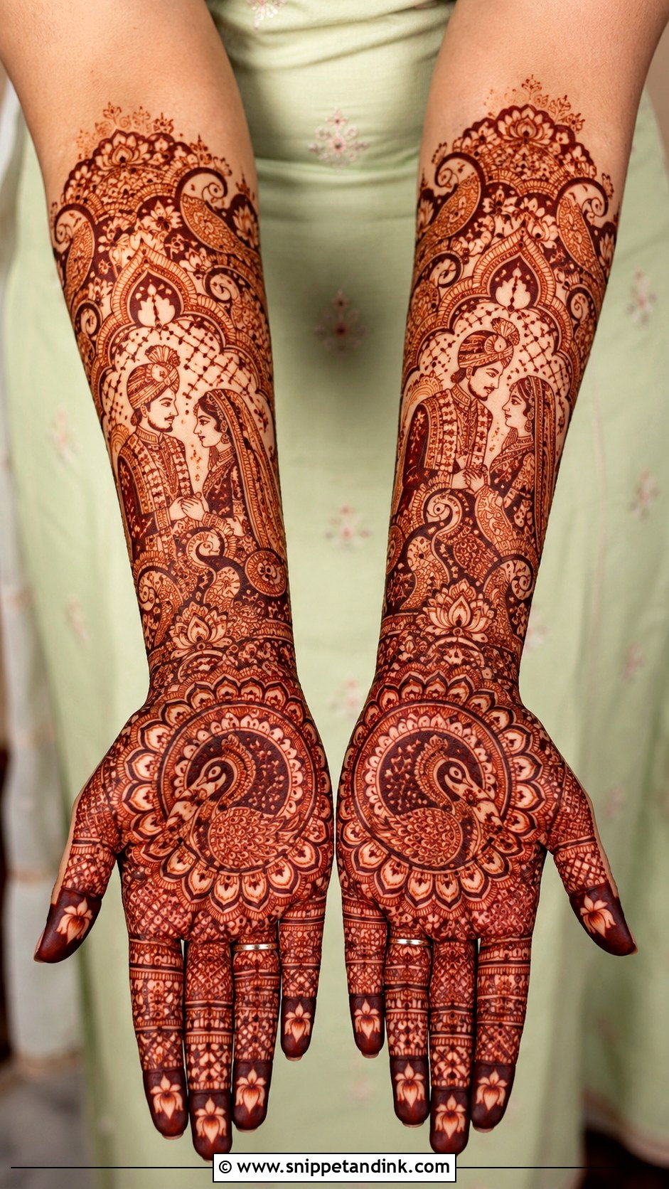 Full Hand Indian Bridal Mehndi - Snippet and Ink - 30 New Unique Mehndi Designs