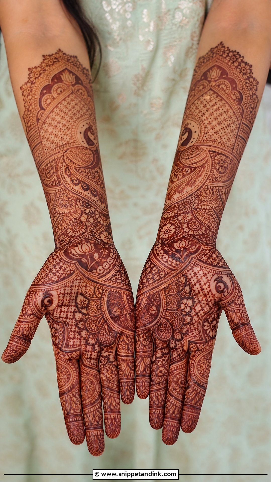 Full Hand Indian Bridal Mehndi Design - Snippet and Ink - 20 Bridal Mehndi Designs Figures