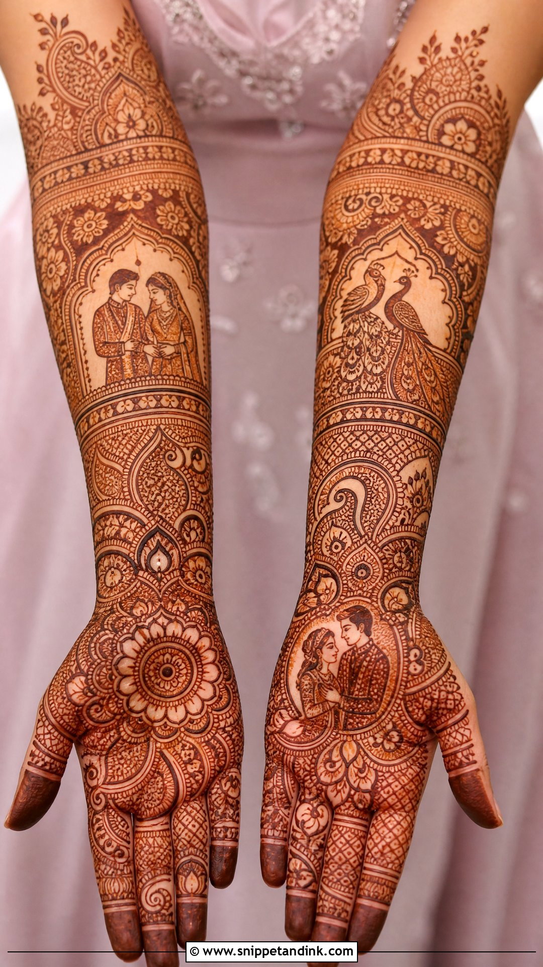 Full Hand Indian Bridal Mehndi Design - Snippet and Ink - 20 New Unique Bridal Mehndi Designs