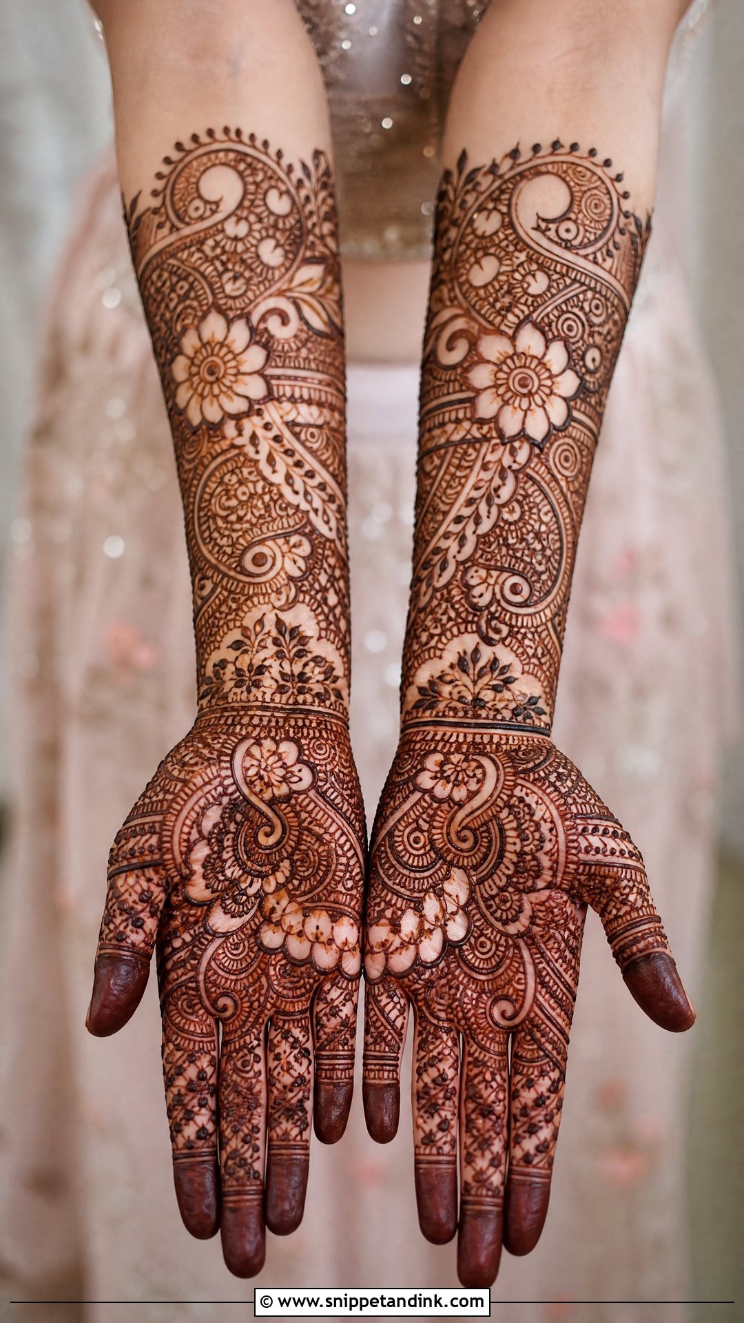 Full Hand Indian Bridal Mehndi Design - Snippet and Ink - 20 Wedding Mehndi Designs Bridal Hands