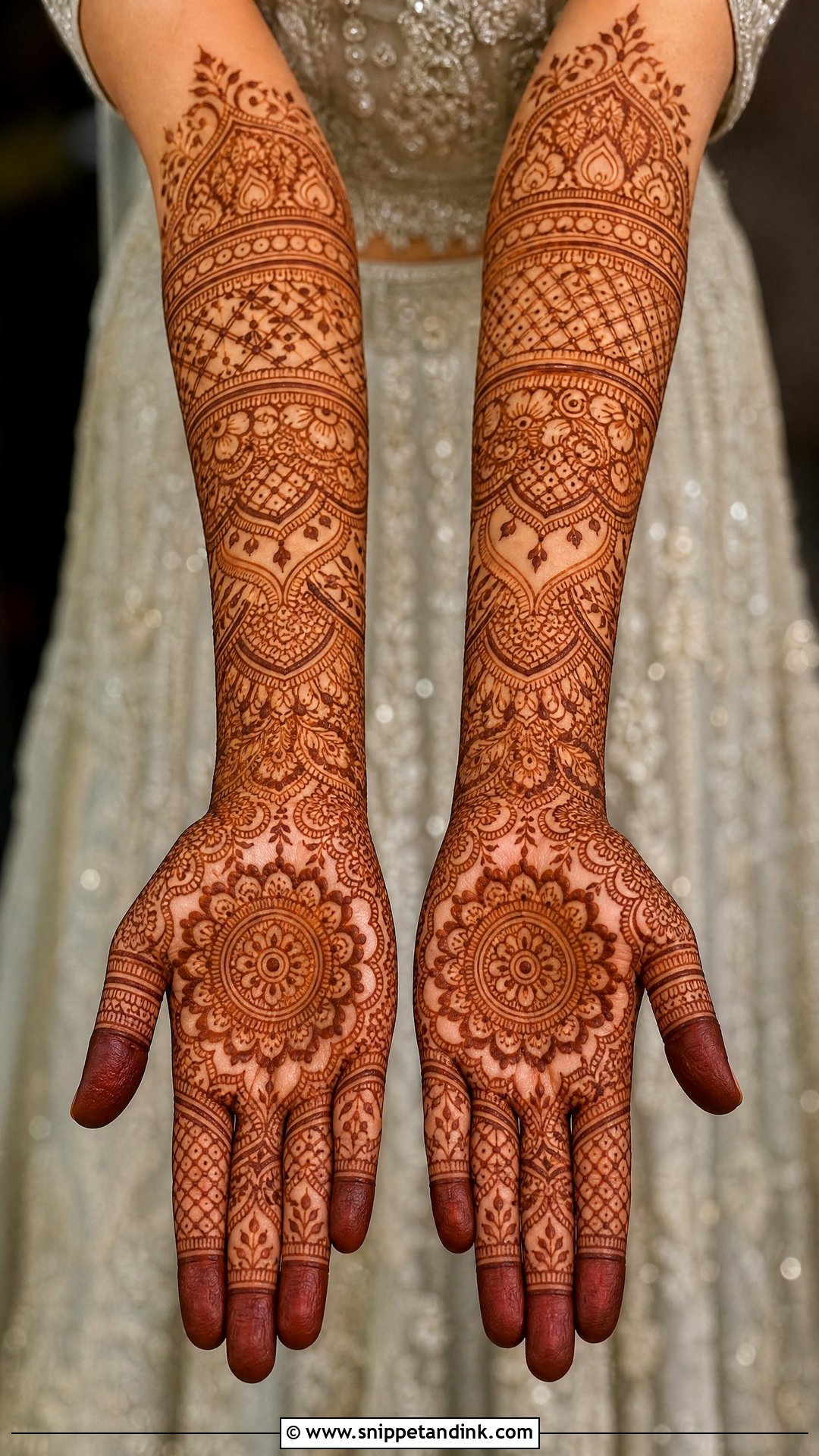 Full Hand Indian Bridal Mehndi Design - Snippet and Ink - 20 Bridal Mehndi Designs for Hands