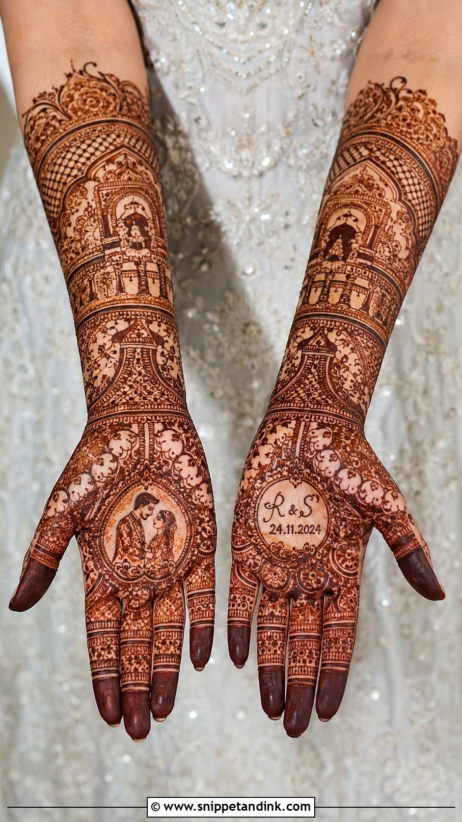 Full Hand Indian Bridal Mehndi Design - Snippet and Ink - 35 Indian Mehndi Designs