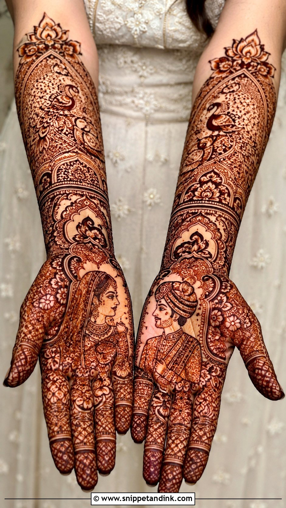 Full Hand Indian Bridal Mehndi Design - Snippet and Ink - 35 Latest Bridal Mehndi Designs Weddings