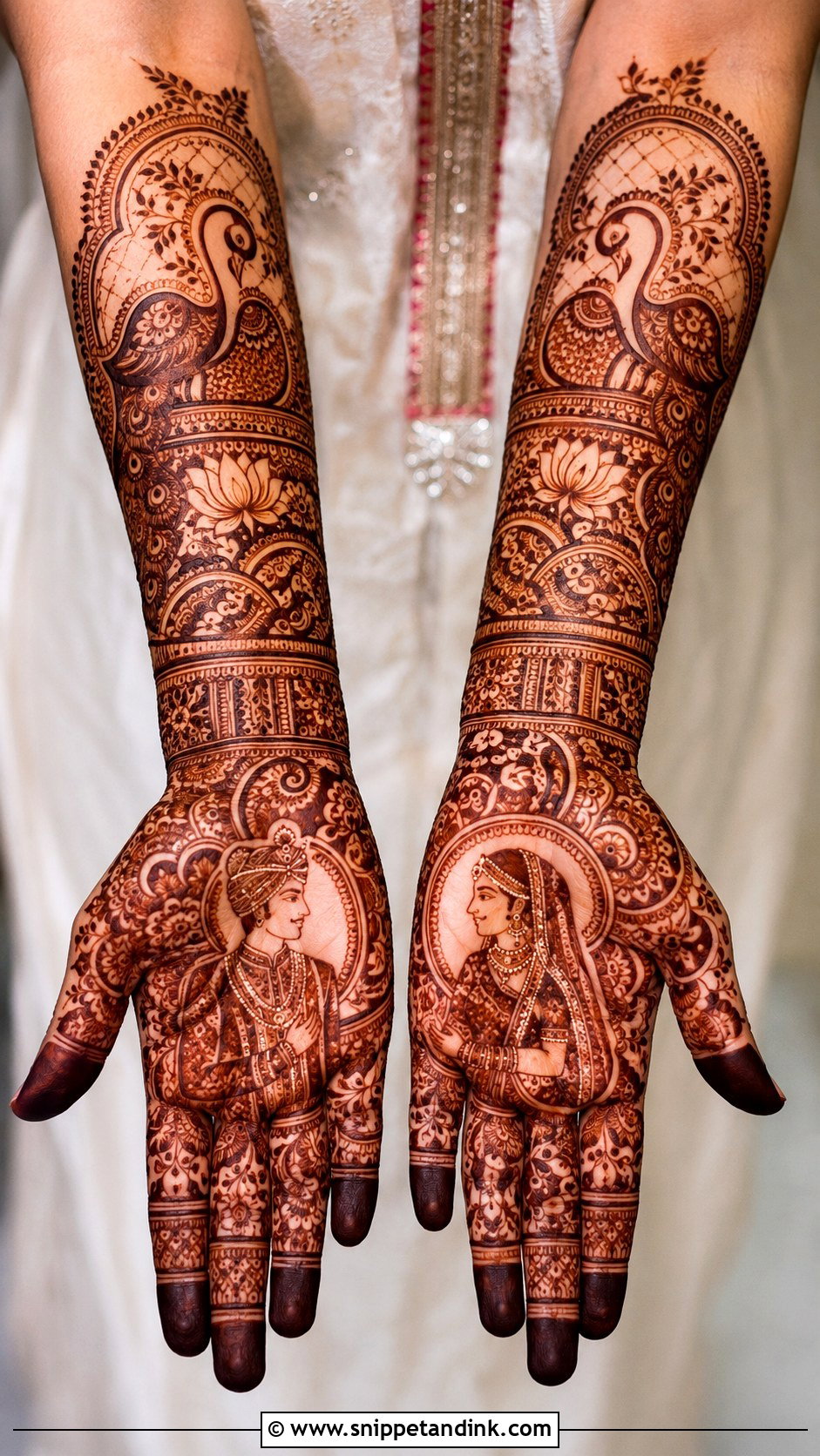 Full Hand Indian Bridal Mehndi Design - Snippet and Ink - 35 Traditional Mehndi Designs