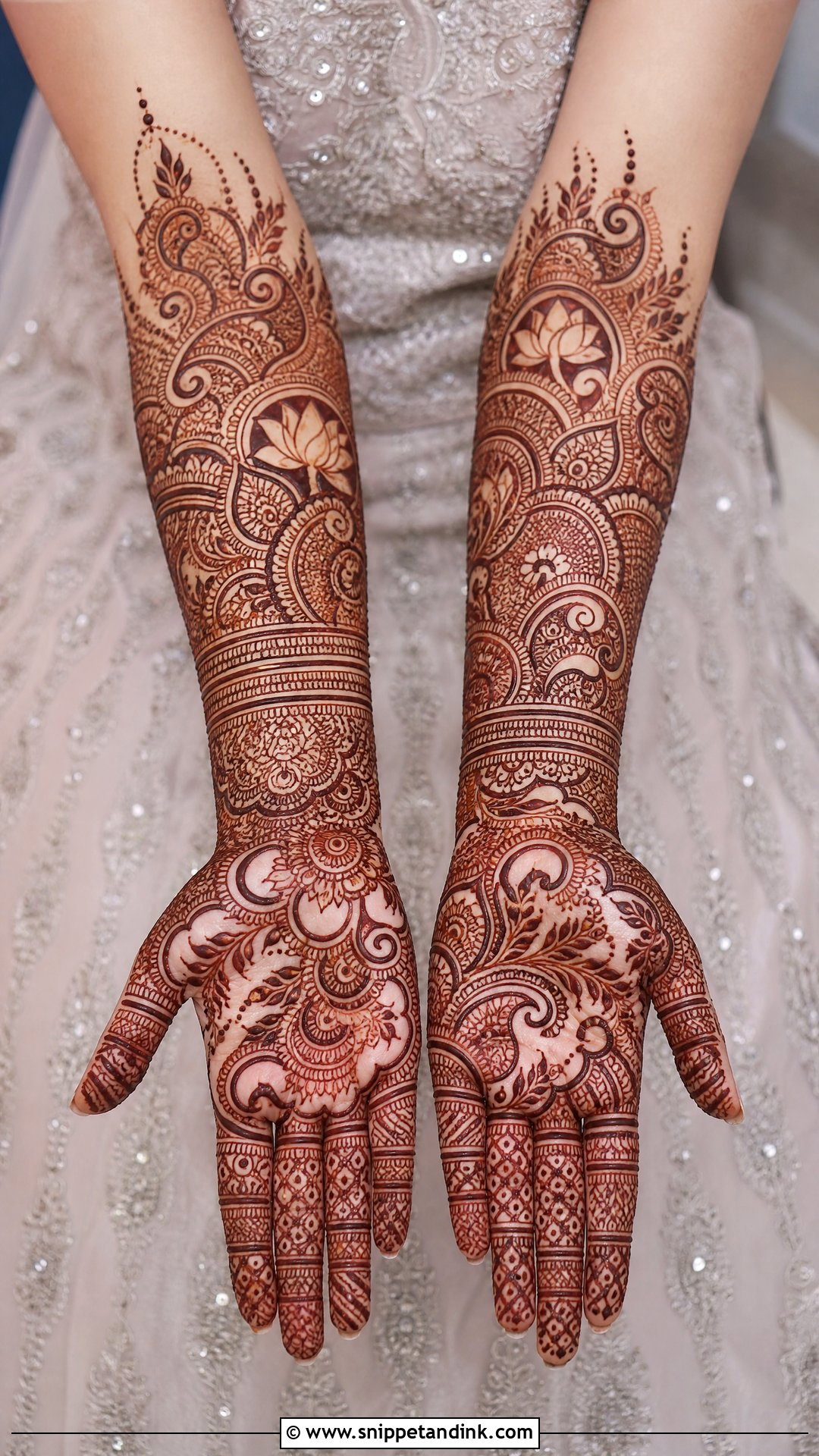 Full Hand Indian Bridal Mehndi Design - Snippet and Ink - 20 Bridal Mehndi Mehandi Designs for Hands Brides Indian Weddings