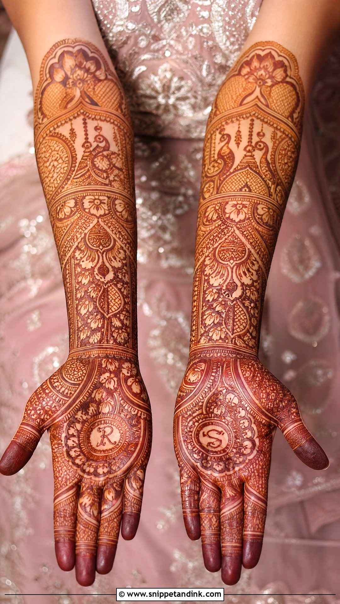 Full Hand Indian Bridal Mehndi Design - Snippet and Ink - 20 Bride Hand Mehndi Designs