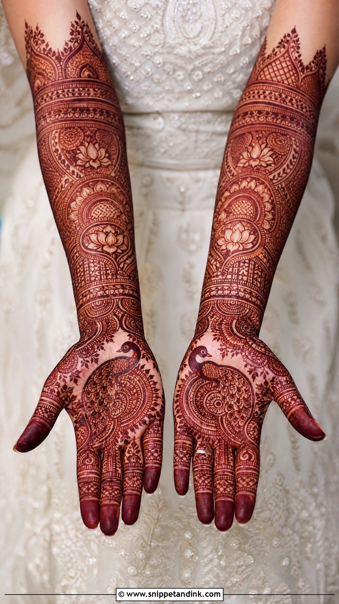 Full Hand Indian Bridal Mehndi - Snippet and Ink - 20 Indian Bridal Mehndi Designs Brides
