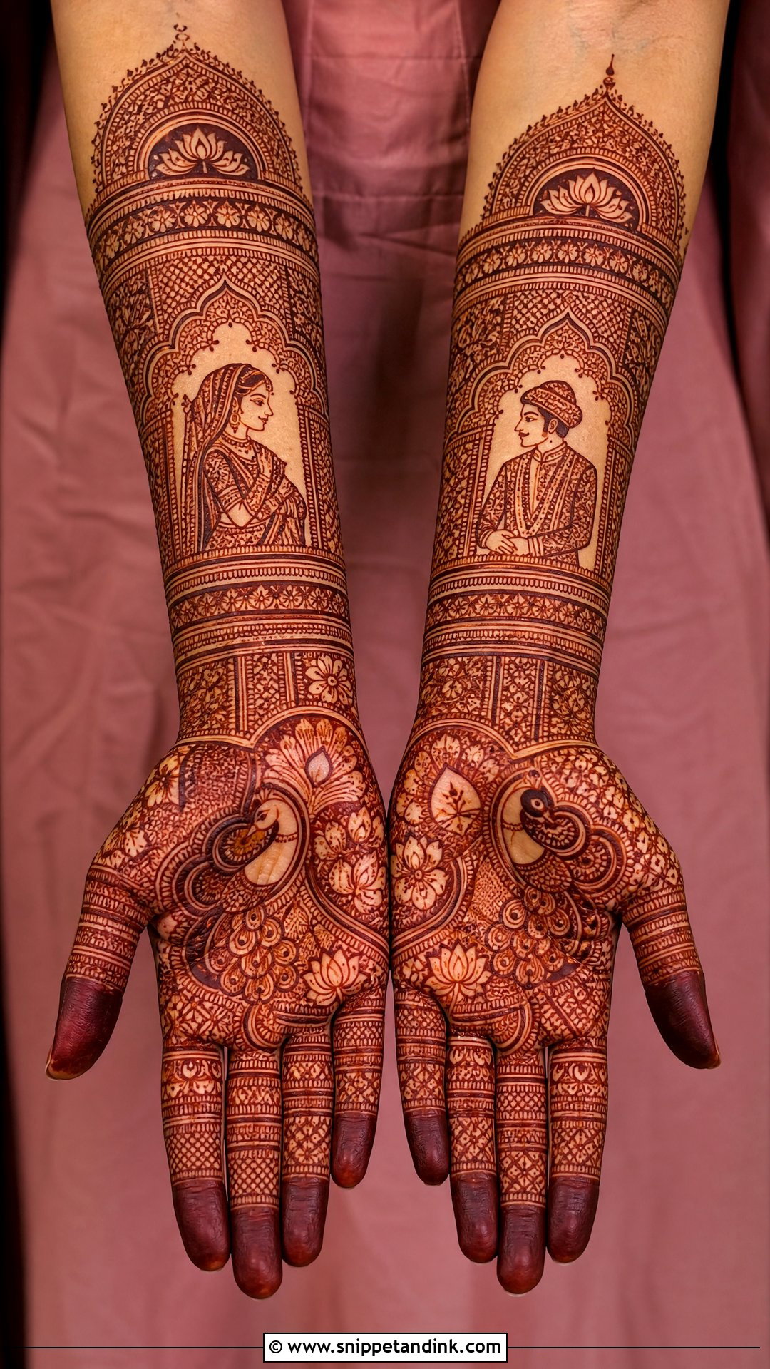 Full Hand Indian Shaadi Mehndi Design - Snippet and Ink - 20 Shaadi Mehndi Design Ideas