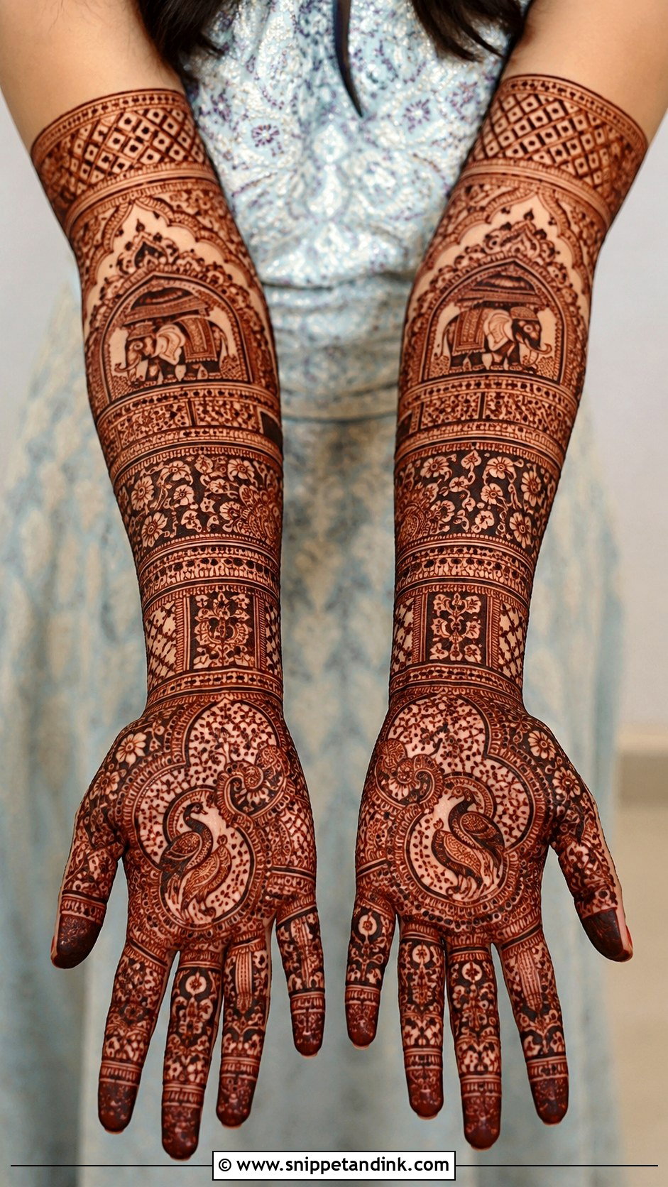 Full Hand Marwari Mehndi Design - Snippet and Ink - 35 Full Hand Mehndi Designs