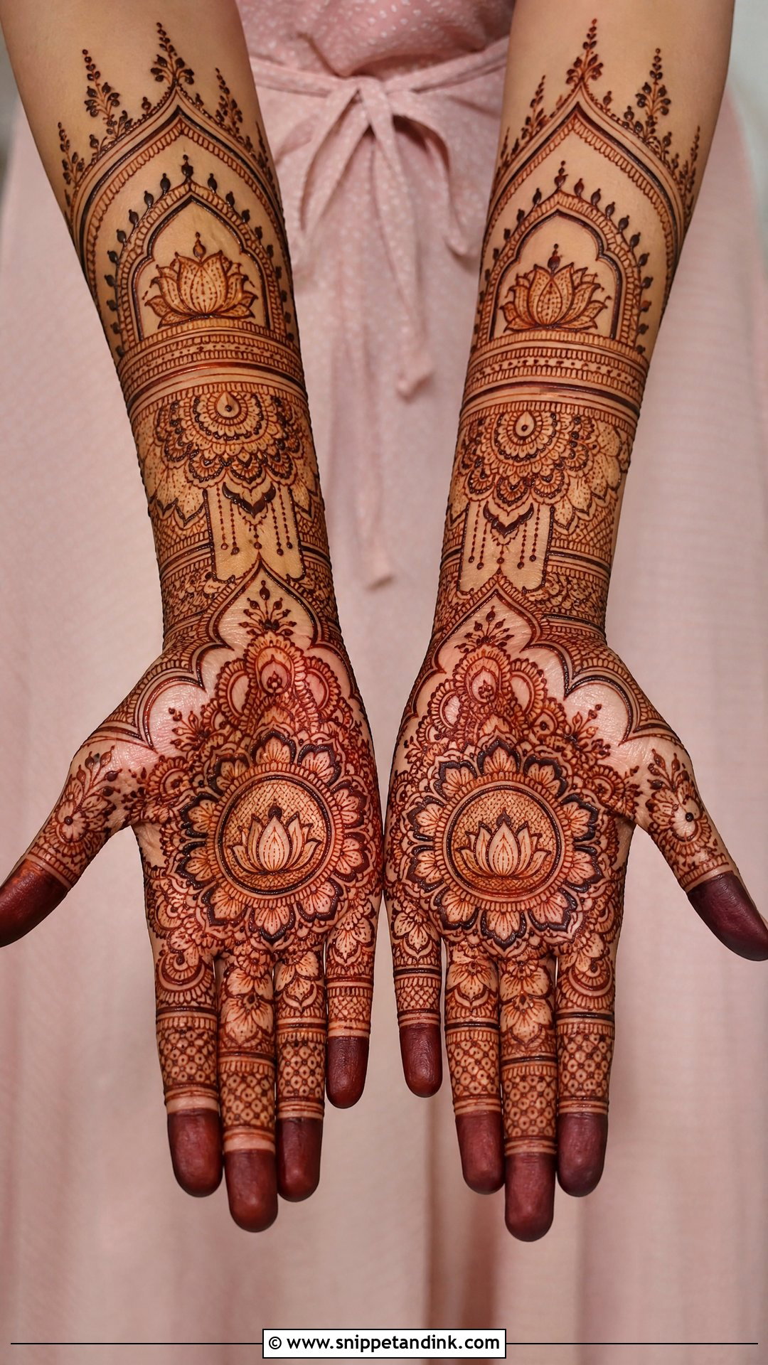 Full Hand Mehndi Design For Diwali - Snippet and Ink - 30 Best Beautiful Full Hand Mehndi Designs