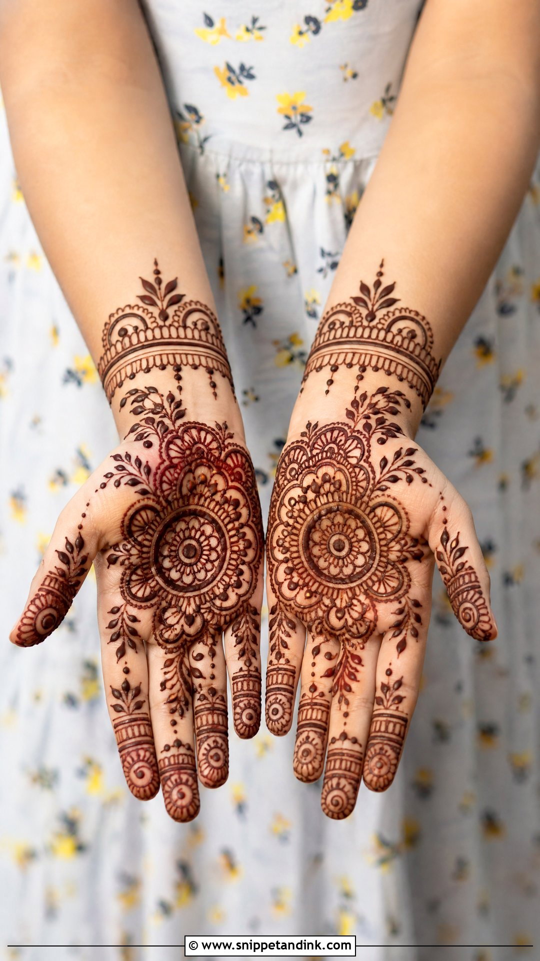 Full Hand Mehndi Design For Kids - Snippet and Ink - 30 Best Beautiful Full Hand Mehndi Designs