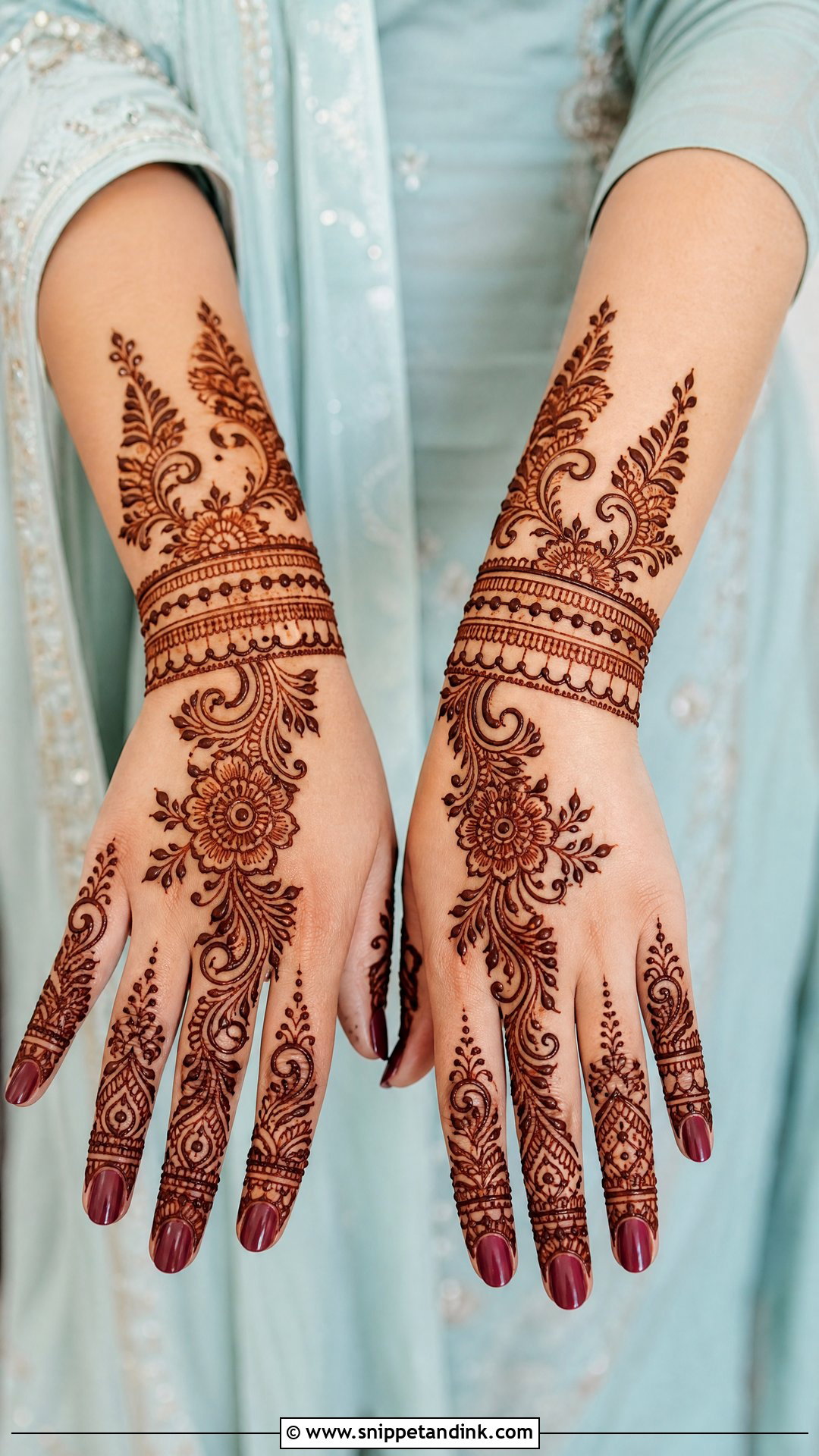 Full Hand Mehndi Design For Wedding Guest - Snippet and Ink - 30 Best Beautiful Full Hand Mehndi Designs
