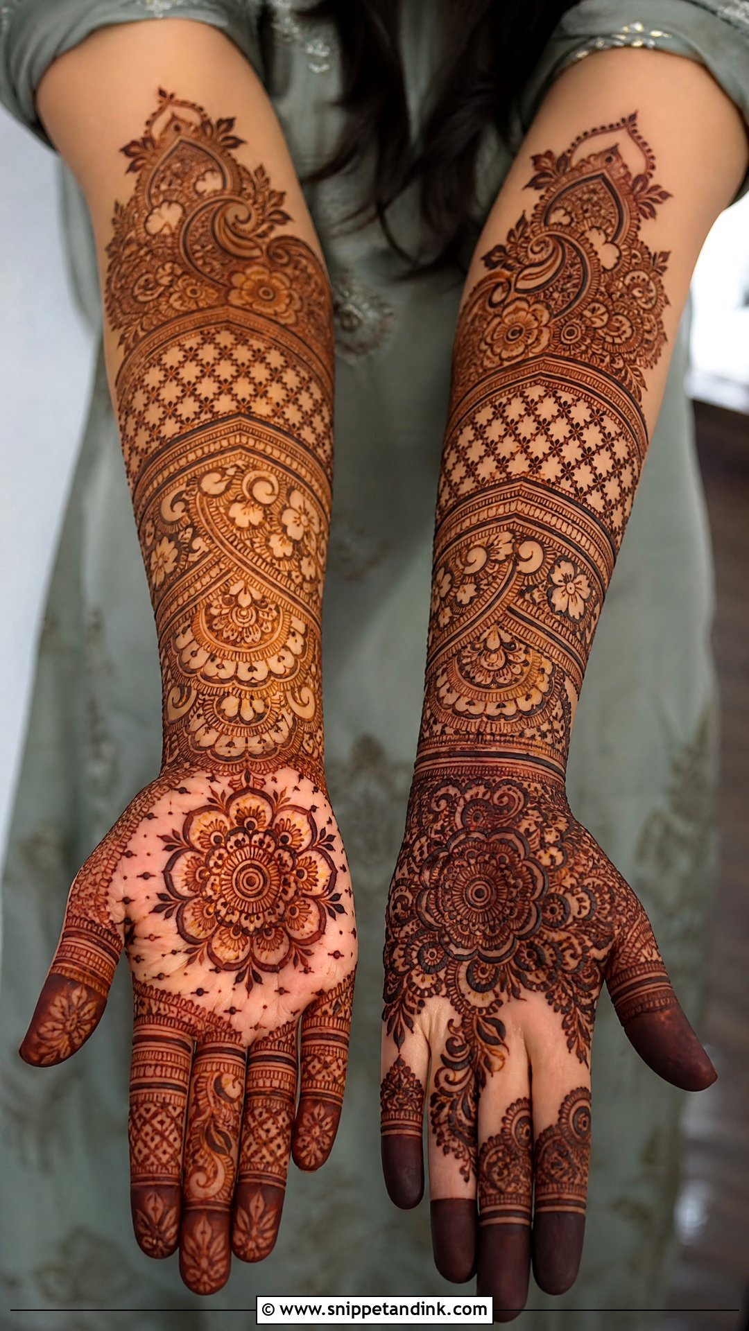 Full Hand Mehndi Design - Snippet and Ink - 35 Mehndi Design Ideas