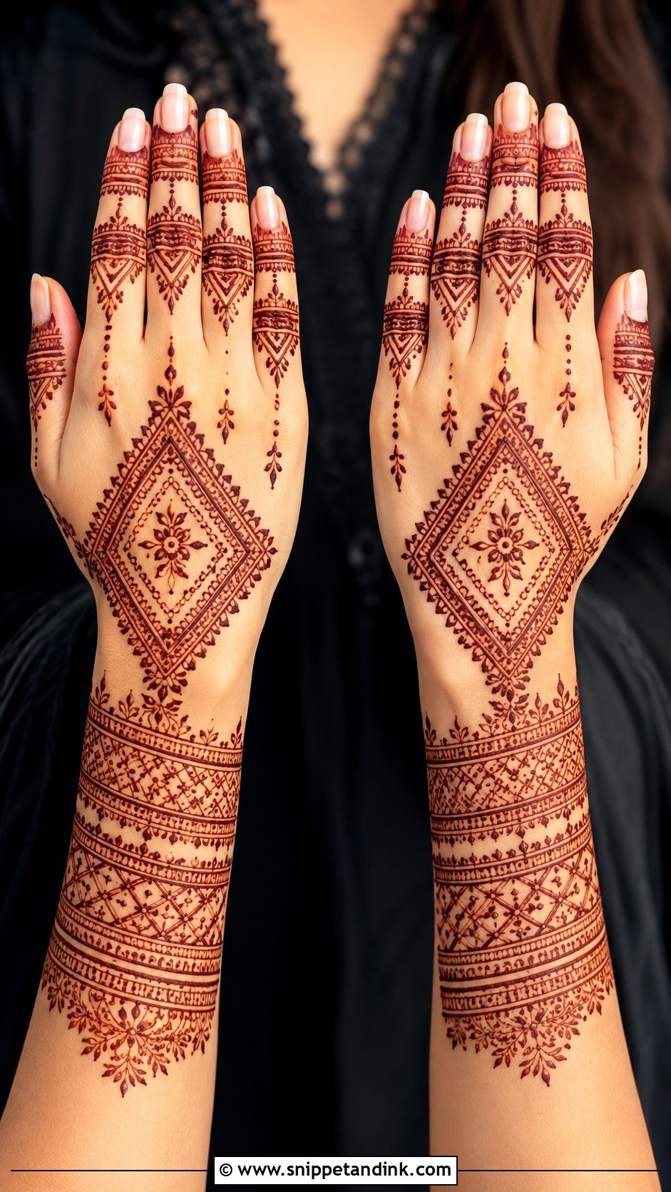 Full Hand Moroccan Mehndi Design - Snippet and Ink - 35 Latest Full Hand Mehndi Designs