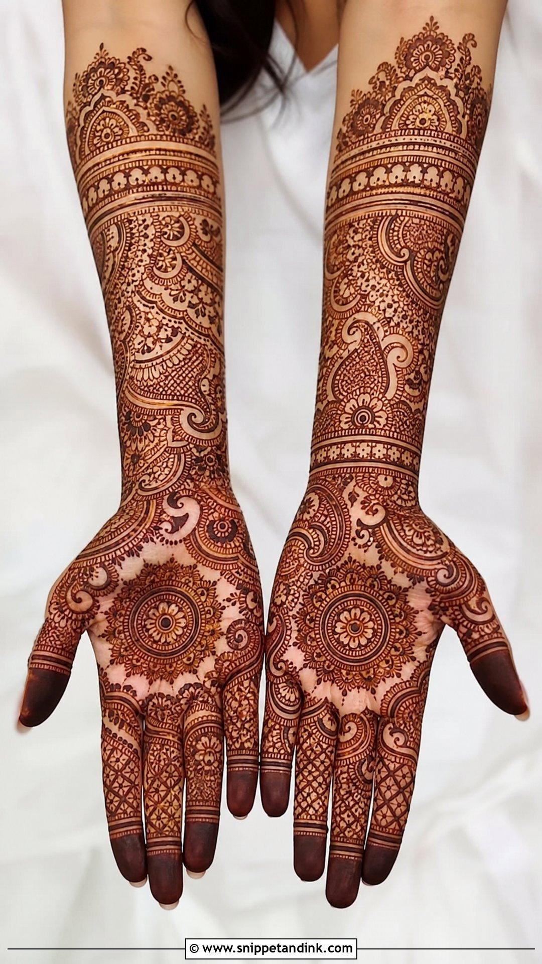 Full Hand Pakistani Bridal Mehndi - Snippet and Ink - 25 Pakistani Bridal Mehndi Designs