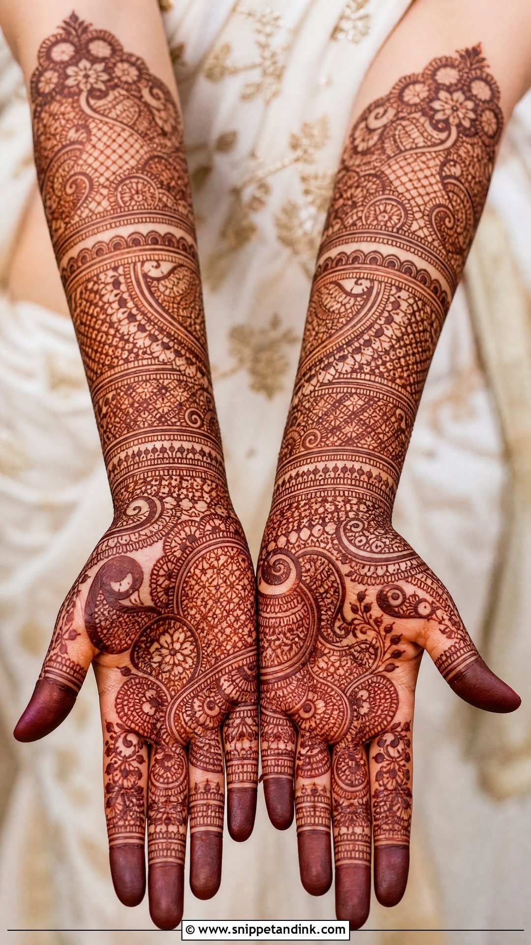 Full Hand Rakhi Mehndi Design - Snippet and Ink - 30 Rakhi Mehndi Designs