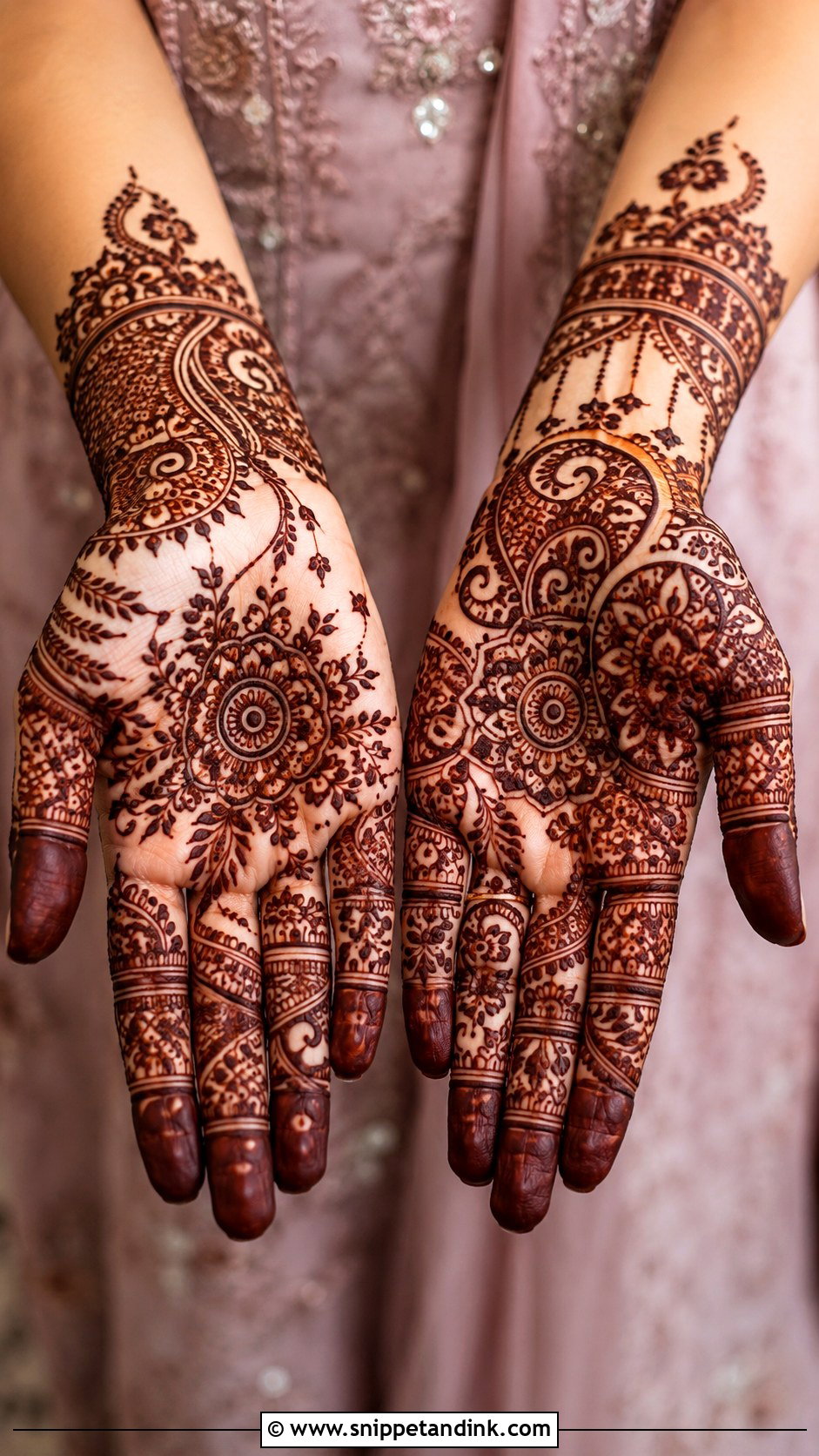 Full Hand Teej Mehndi Design - Snippet and Ink - 35 Full Hand Mehndi Designs