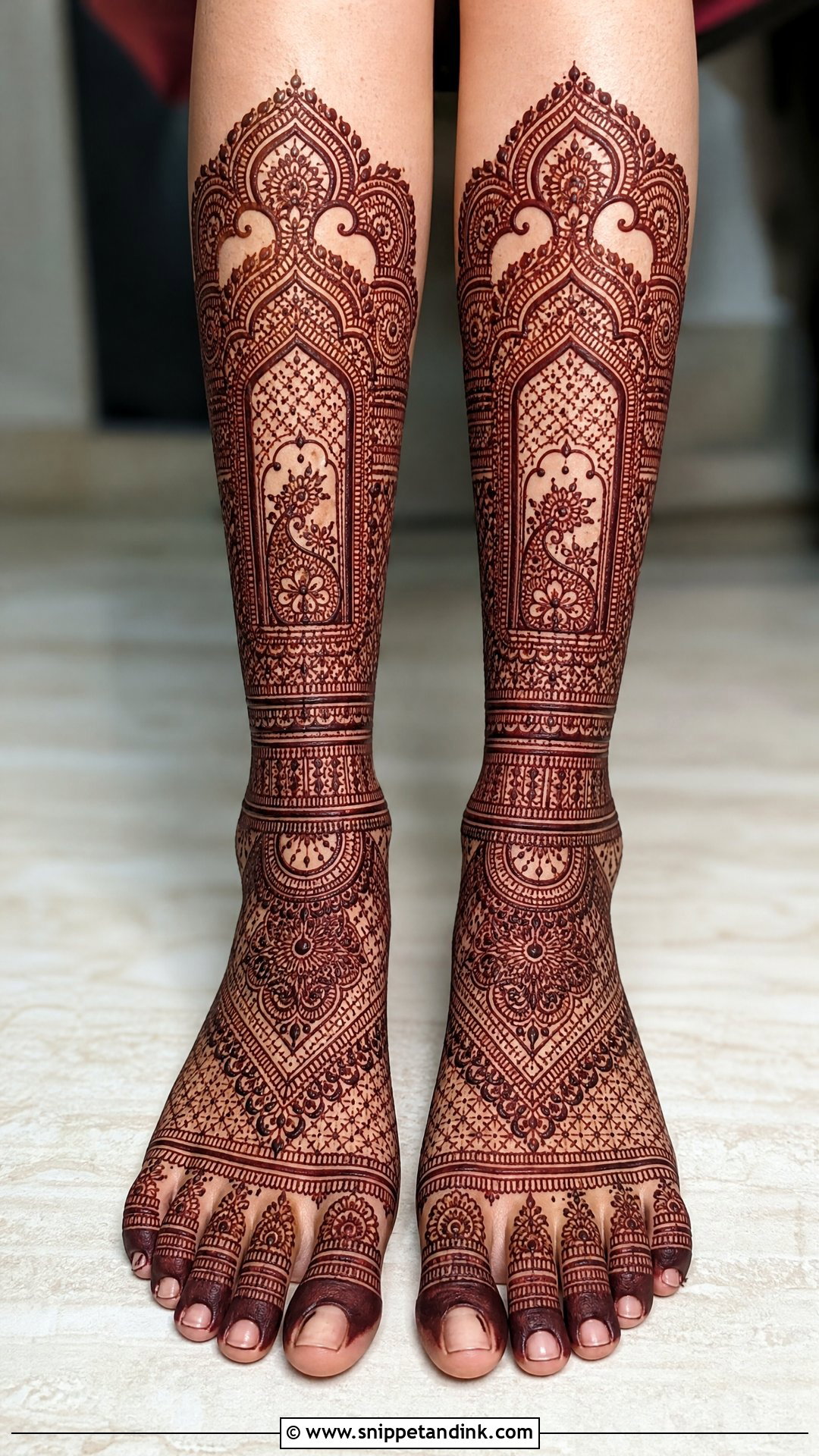 Full Leg Groom Mehndi Design - Snippet and Ink - 20 Groom Leg Mehndi Design Ideas