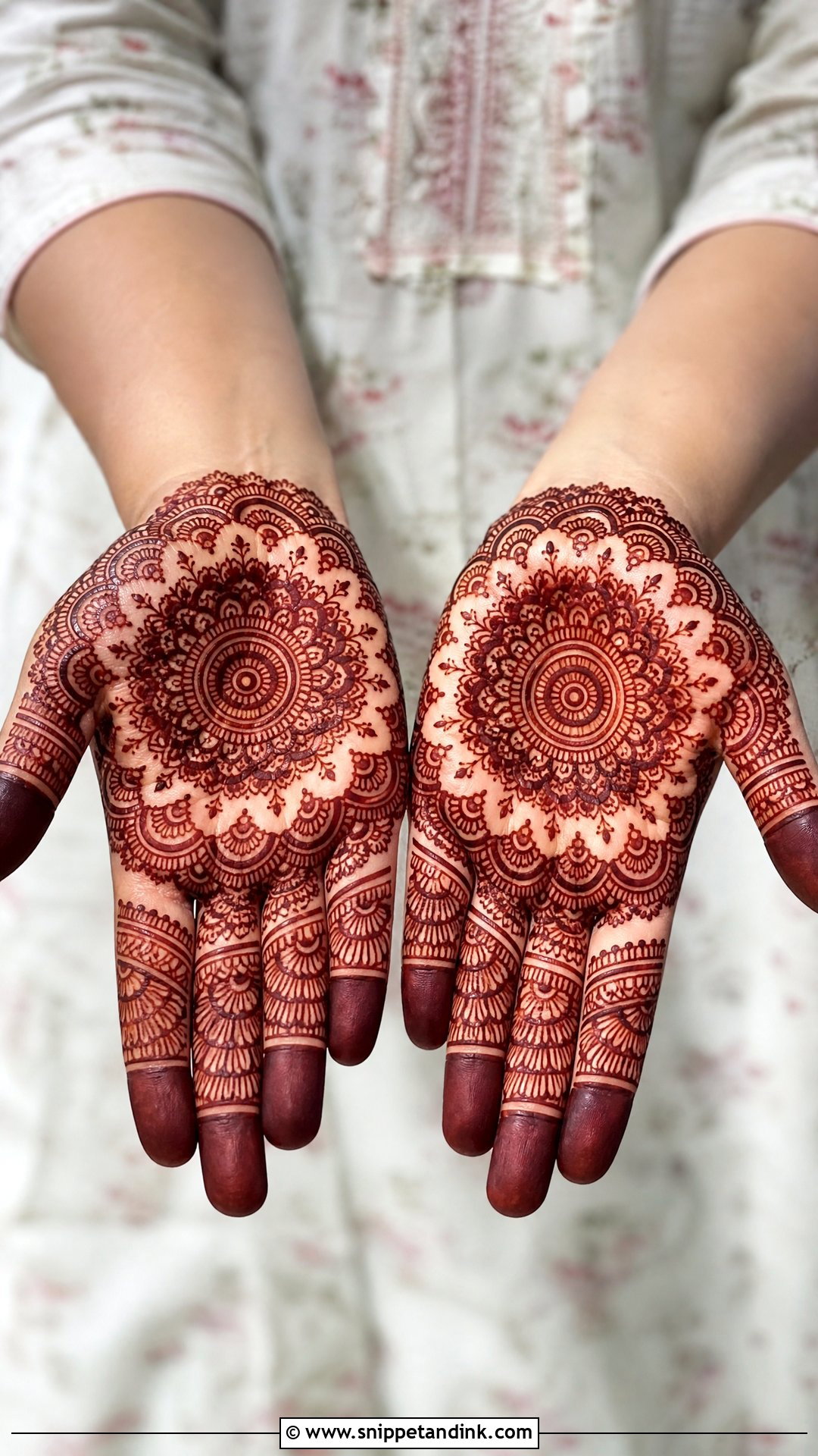 Full Palm Mandala Mehndi Design - Snippet and Ink - 30 Unique Palms Mehndi Designs