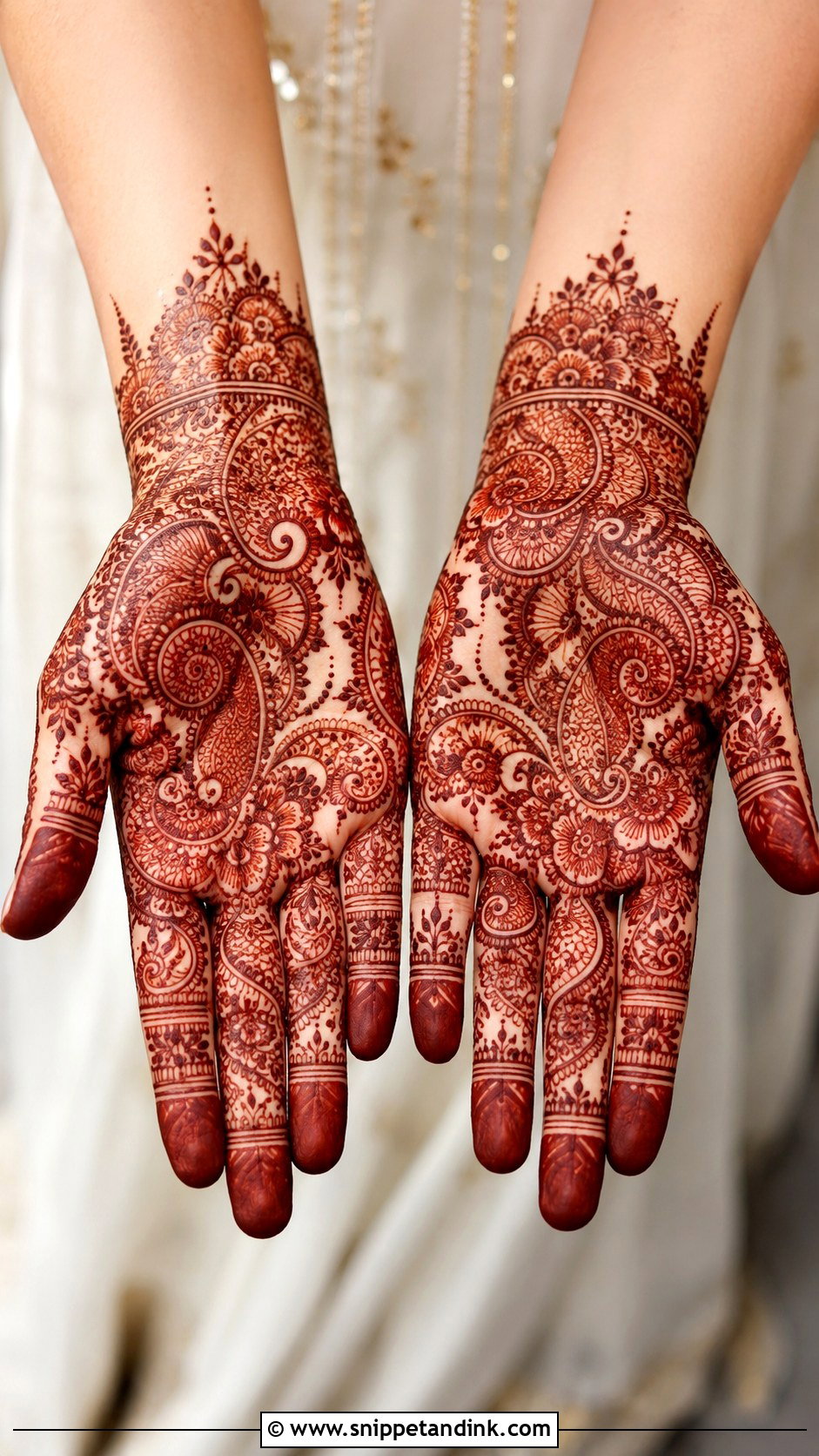 Full Palm Mehndi Design - Snippet and Ink - 35 Palm Mehndi Design Ideas