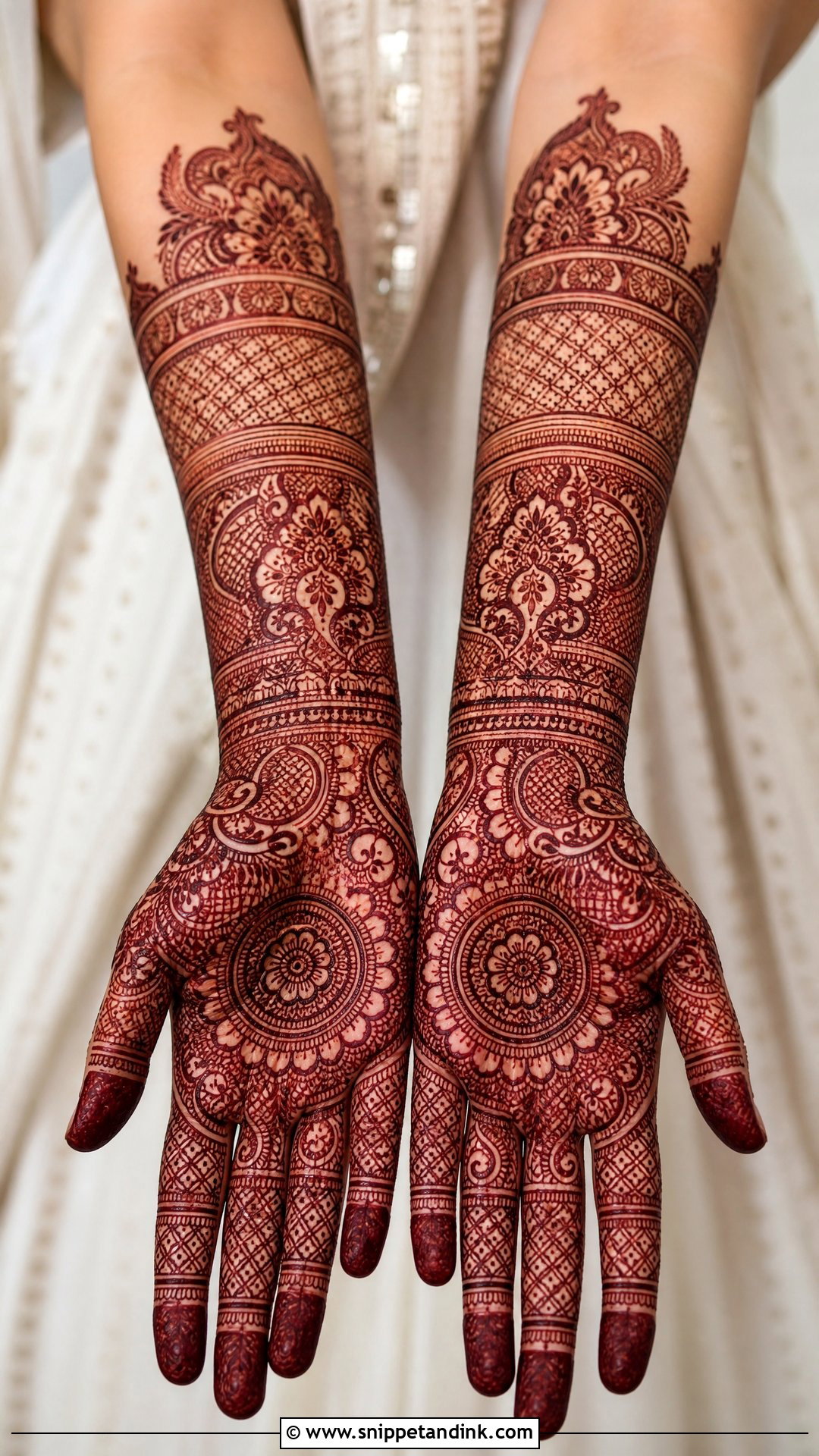Full Upper Hand Mehndi Design - Snippet and Ink - 25 Upper Hand Mehndi Designs