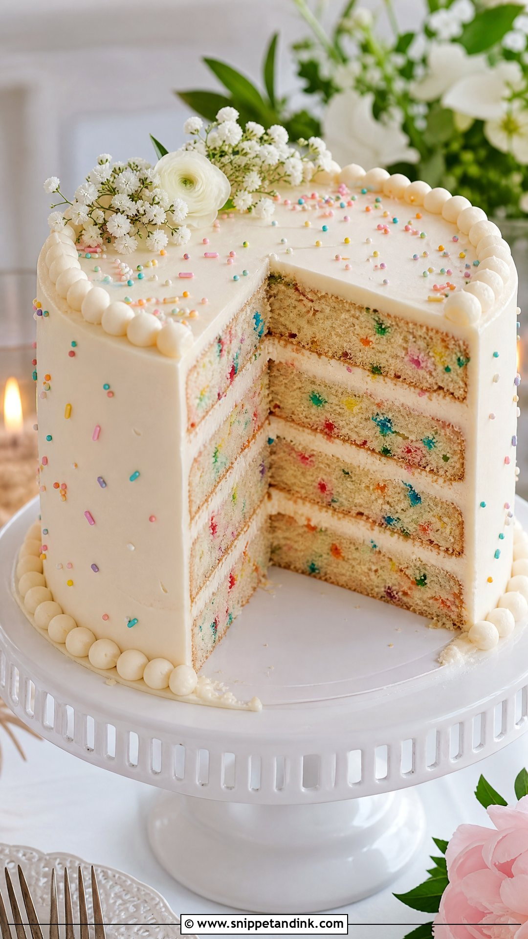 Funfetti Wedding Cake Recipe - Snippet and Ink - 20 Wedding Cake Recipe