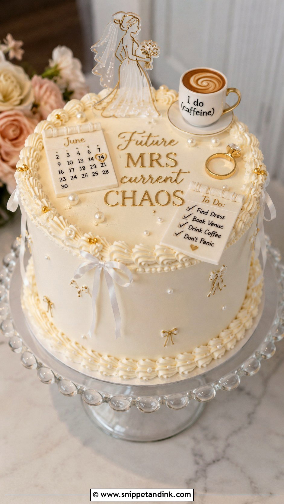 Future Mrs Cake - Snippet and Ink - 20 Funny Bachelorette Cake Ideas for Wedding