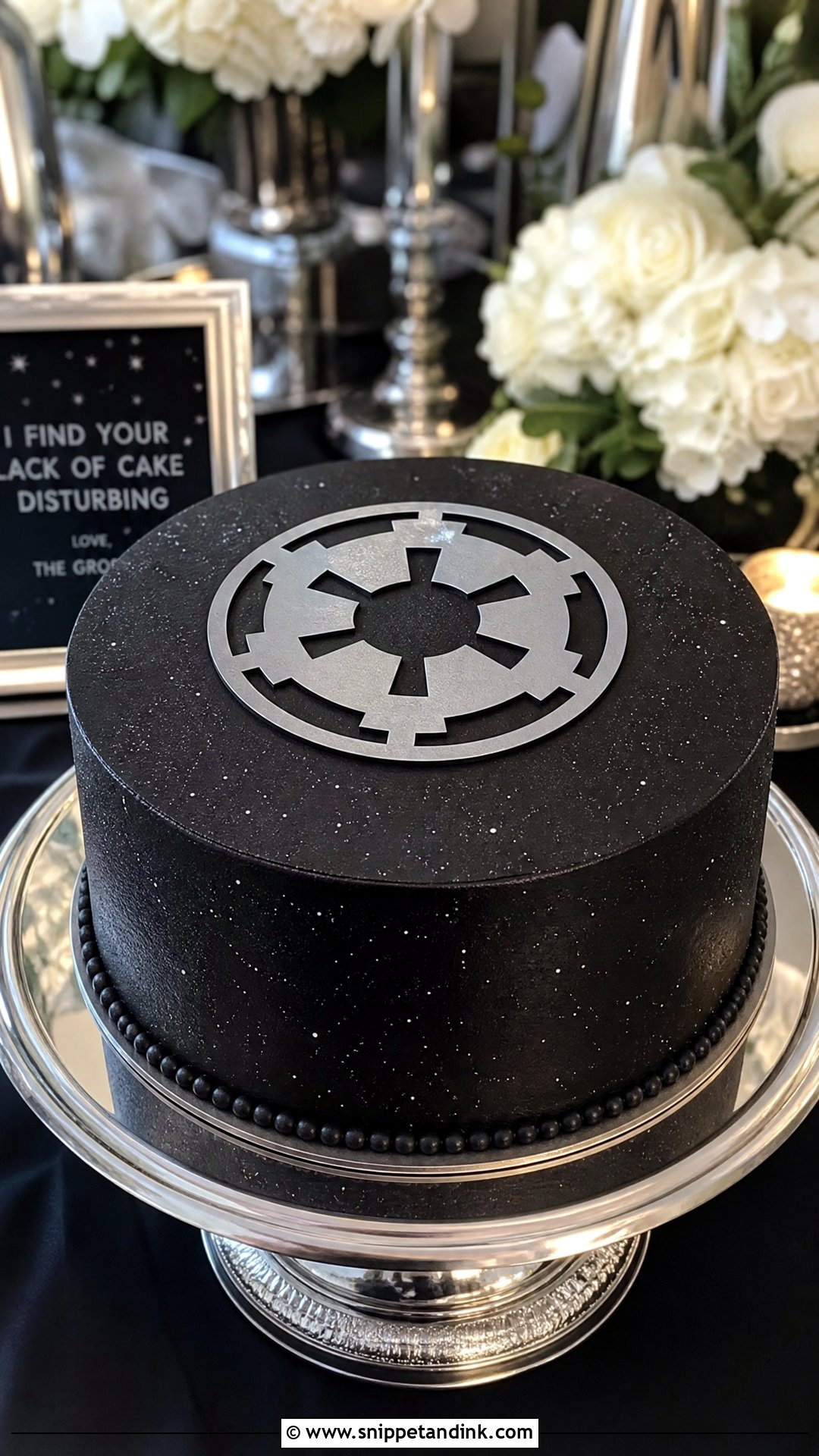 Galactic Empire Groom Cake - Snippet and Ink - 25 Star Wars Groom Cake Ideas