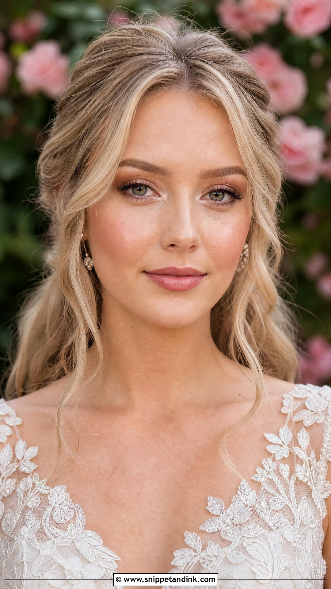 Garden Boho Wedding Makeup For Blonde Bride - Snippet and Ink - 20 Boho Wedding Makeup Blonde Ideas