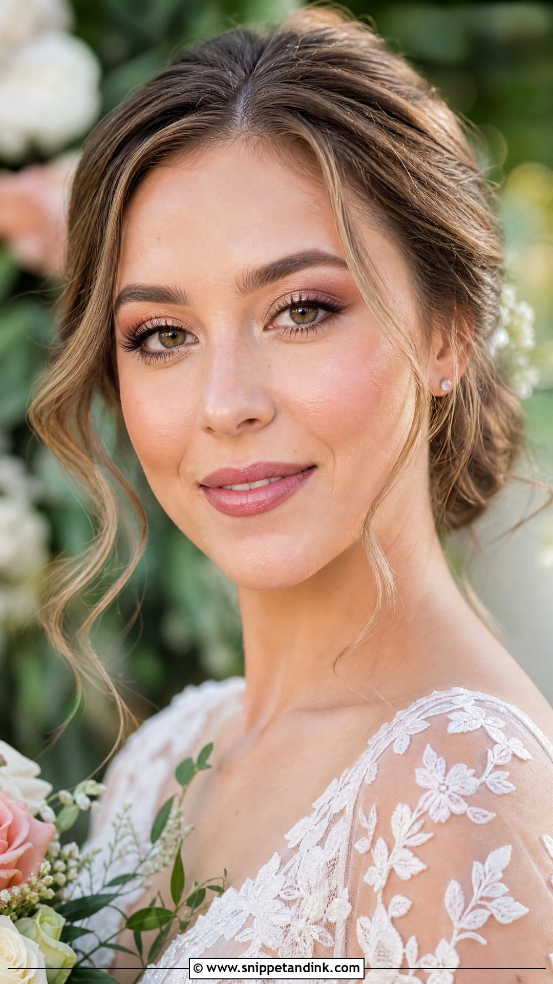 Garden Bridal Makeup - Snippet and Ink - 25 Natural Glowy Bridal Makeup Ideas
