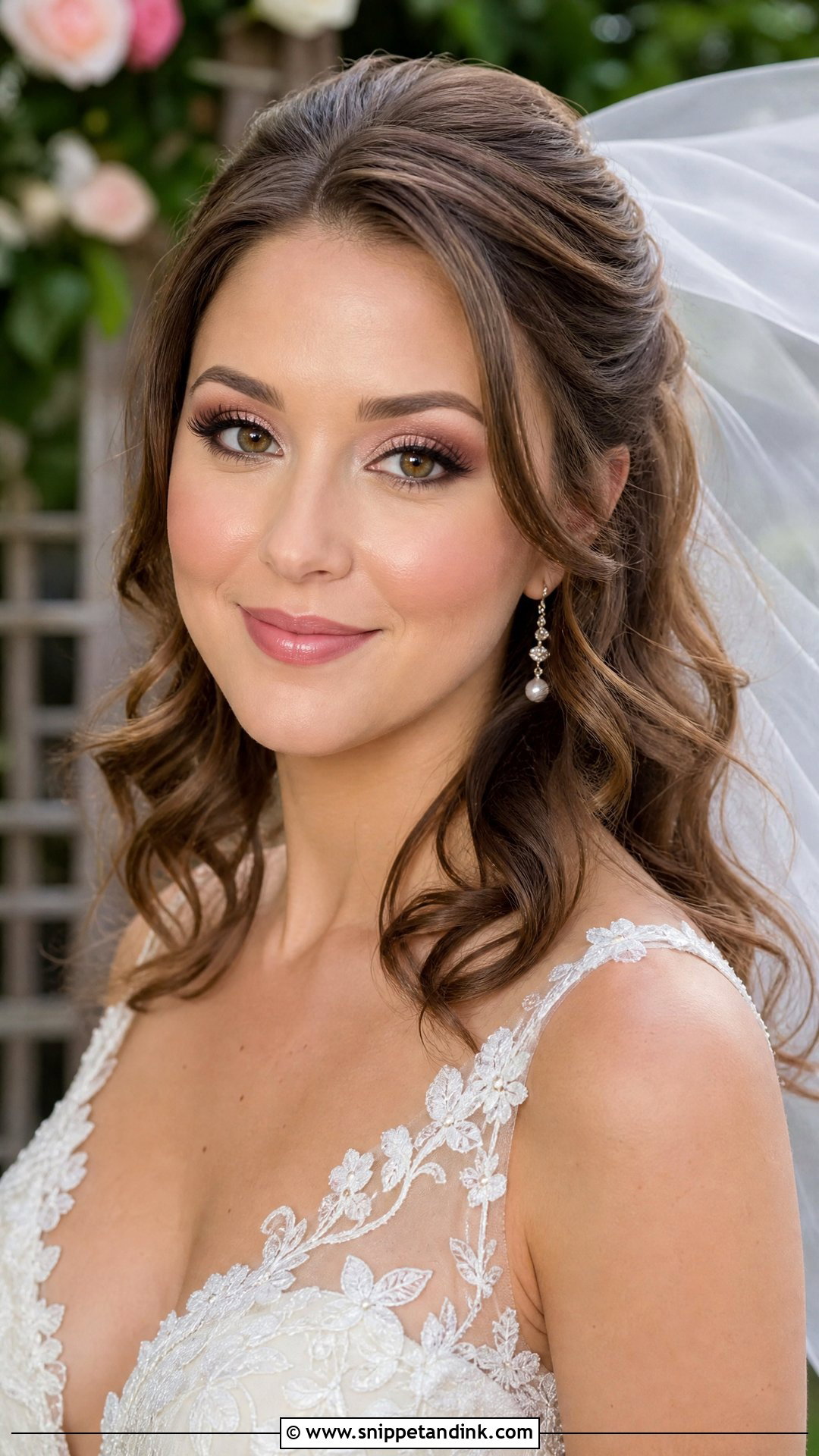 Garden Bridal Makeup For Brown Eyes Brunettes - Snippet and Ink - 25 Bridal Makeup for Brown Eyes Brunettes