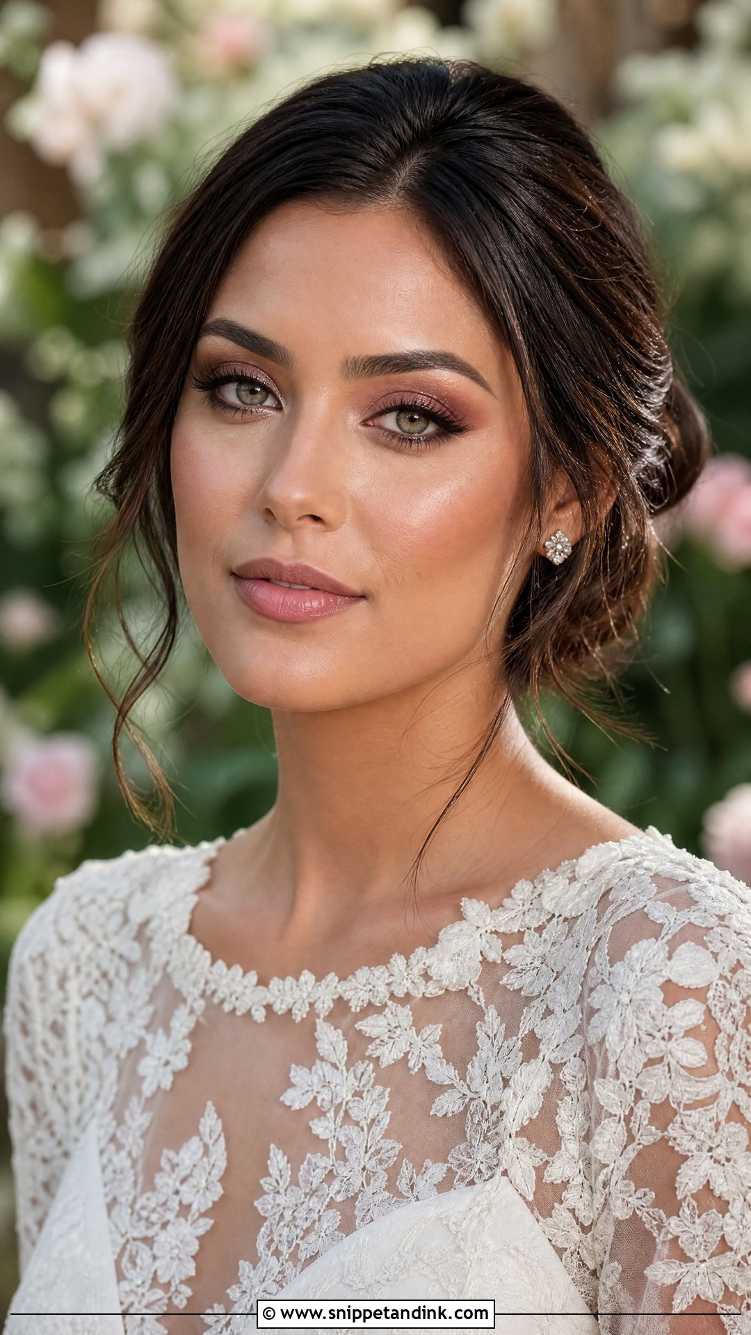 Garden Bridal Makeup For Green Eyes Brunette - Snippet and Ink - 25 Bridal Makeup for Green Eyes Brunette