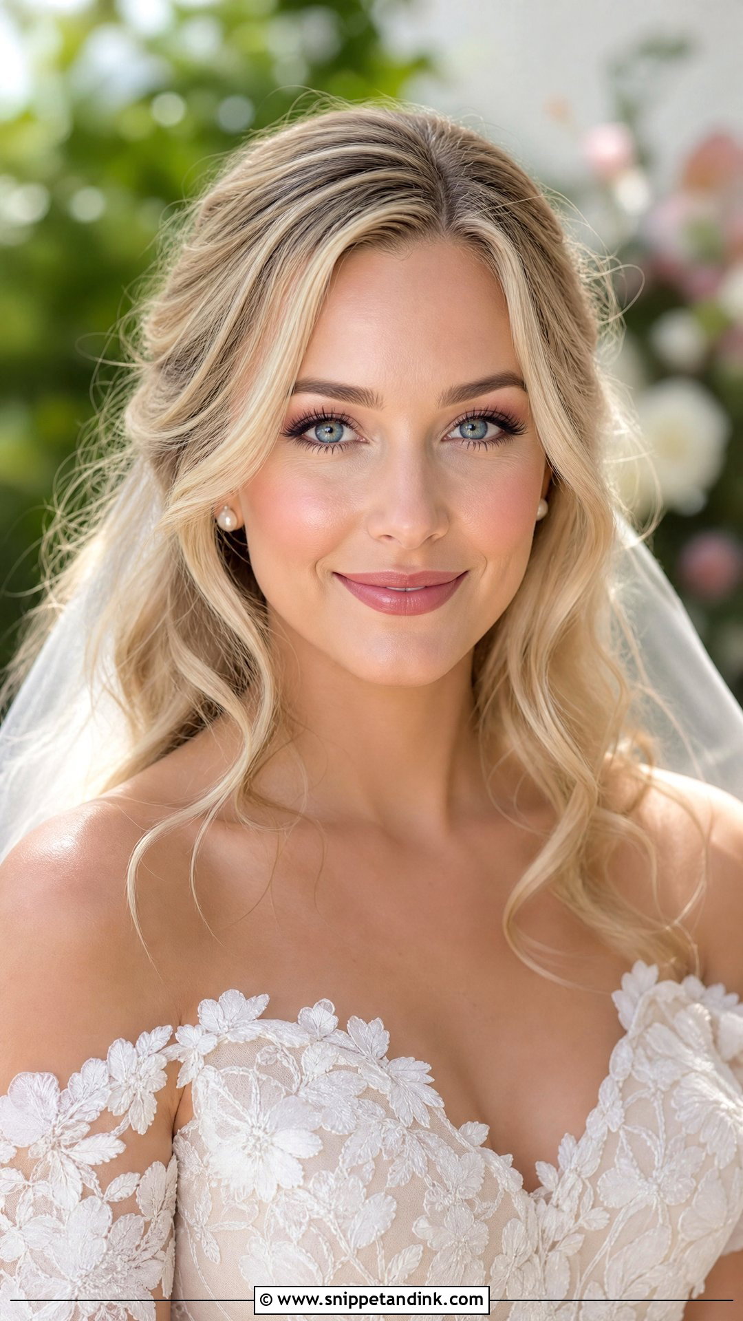 Garden Bridal Makeup Look - Snippet and Ink - 25 No Makeup Bridal Look Ideas