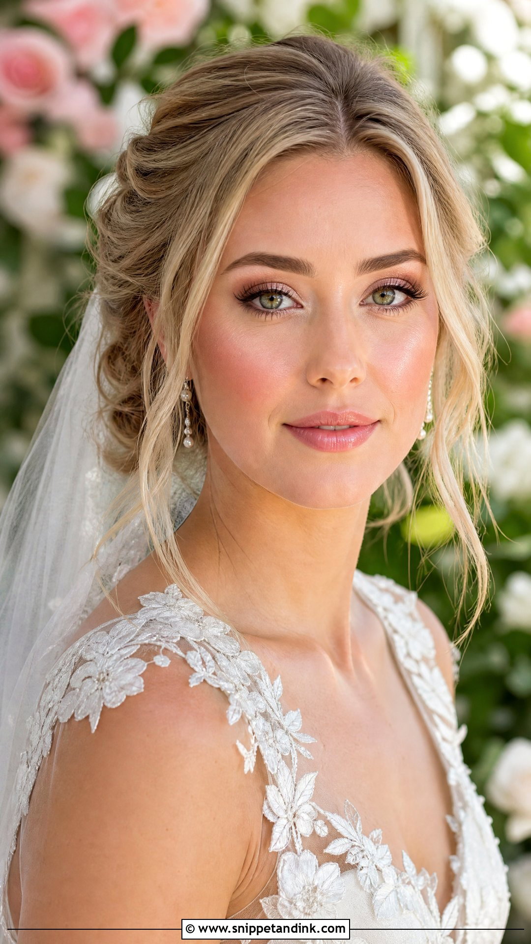 Garden Glowy Bridal Makeup - Snippet and Ink - 30 Glowy Bridal Makeup Ideas
