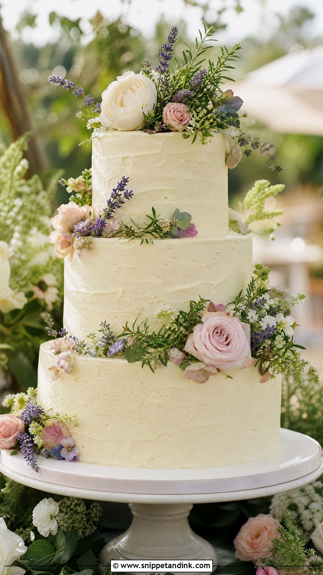 Garden Wedding Cake - Snippet and Ink - 30 Trending Cakes for Wedding
