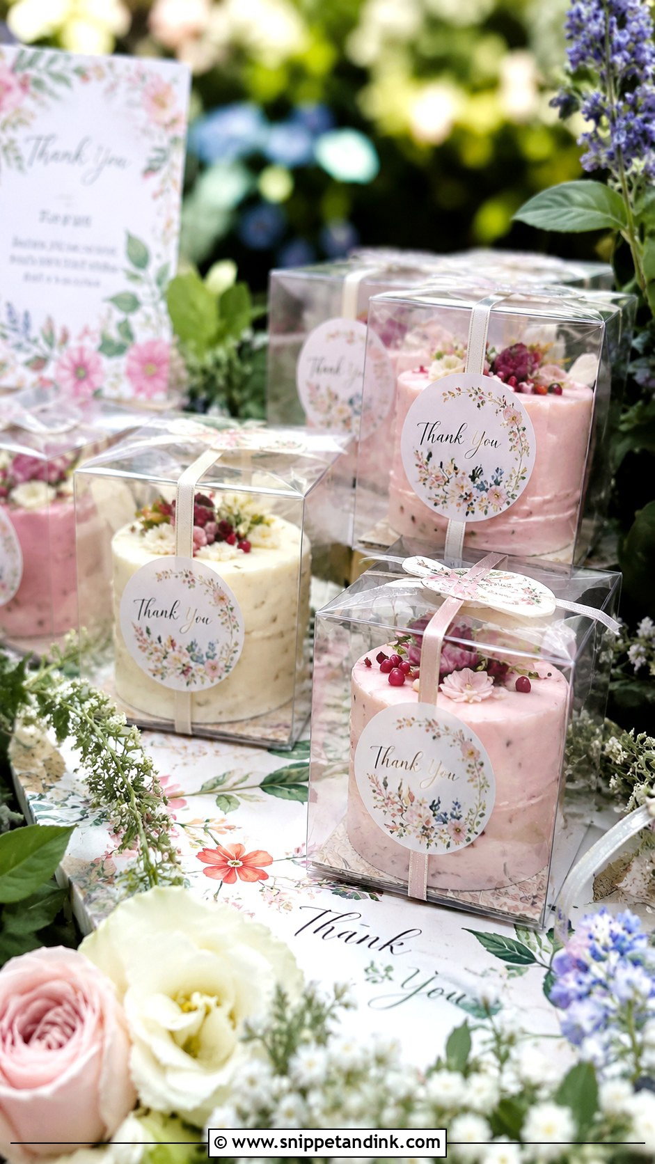 Garden Wedding Cake Favors - Snippet and Ink - 20 Wedding Cake Souvenir Ideas