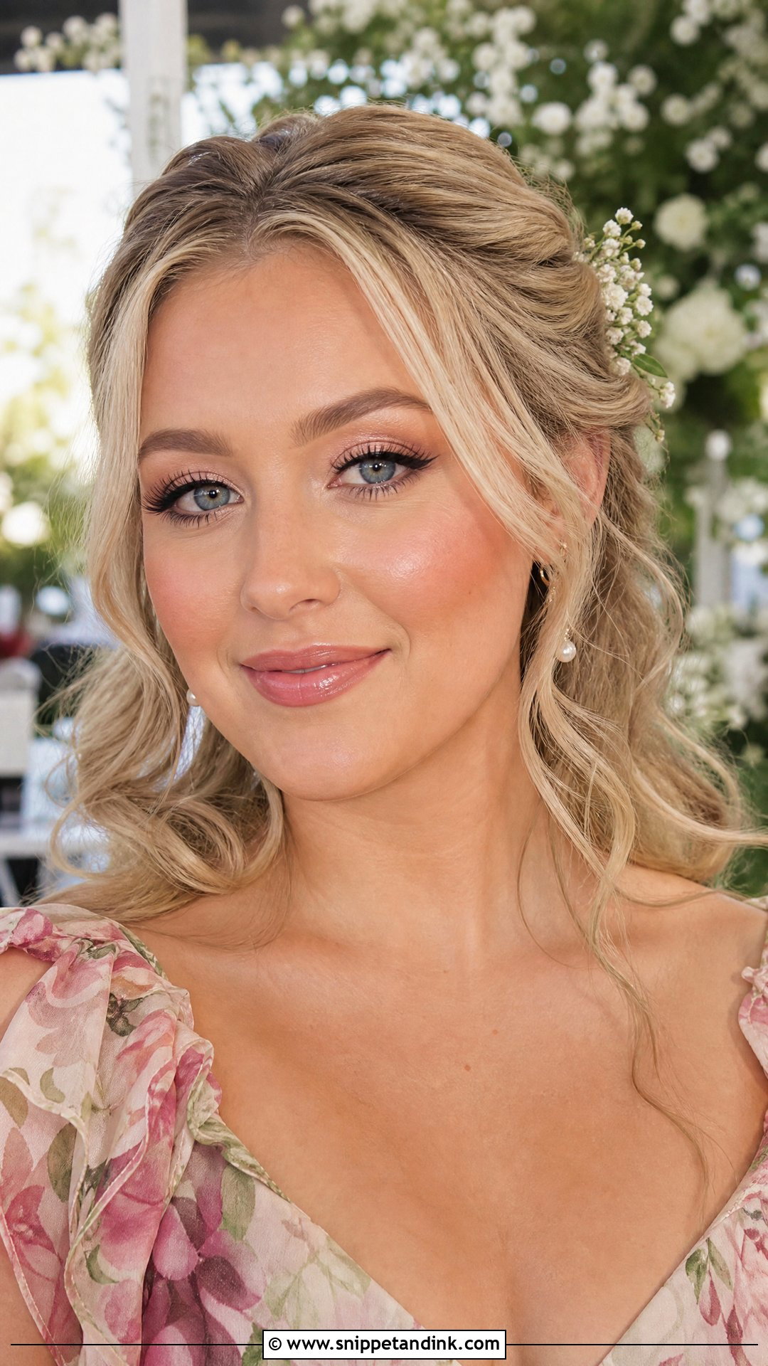 Garden Wedding Guest Makeup - Snippet and Ink - 35 Wedding Guest Makeup Ideas