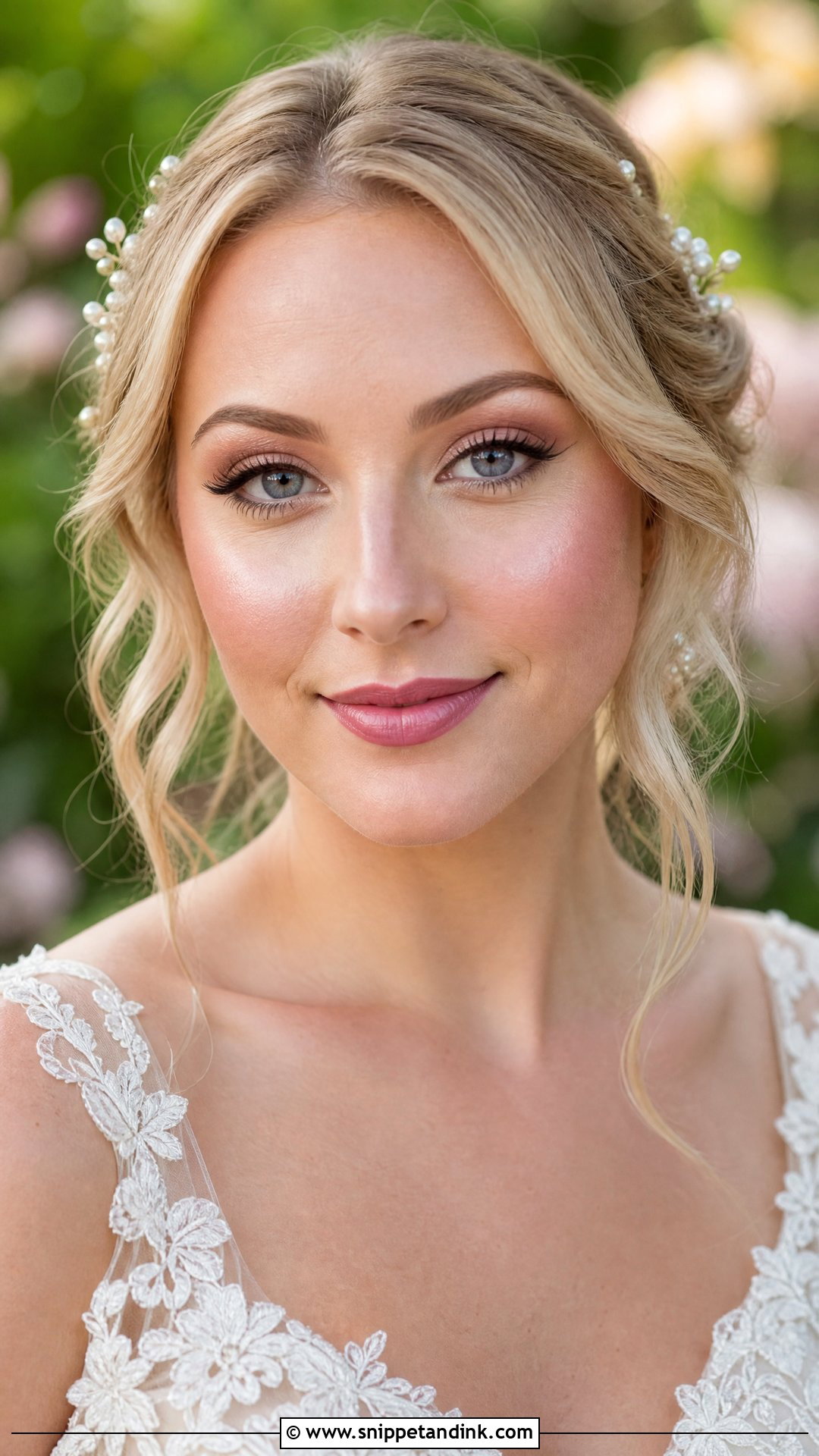 Garden Wedding Makeup For Blue Eyes - Snippet and Ink - 30 Soft Wedding Makeup for Blue Eyes
