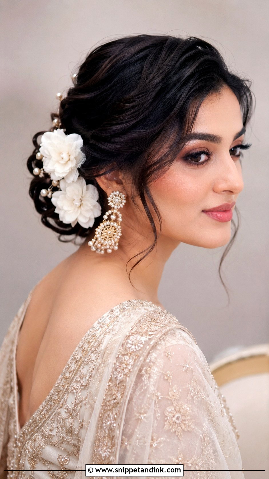 Gardenia Flowers for Wedding Hairstyle - Snippet and Ink - 20 Indian Bridal Flowers for Hair