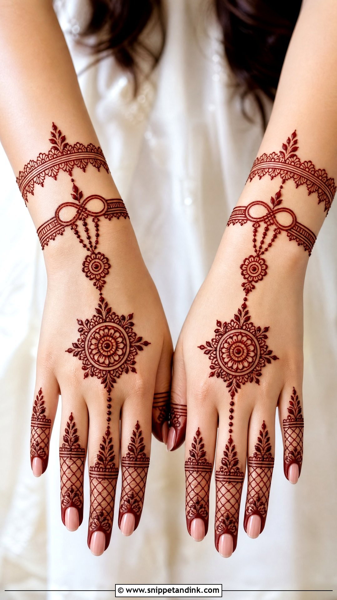 Gathbandhan Mehndi Design For Back Hand - Snippet and Ink - 25 Gathbandhan Mehndi Design Ideas