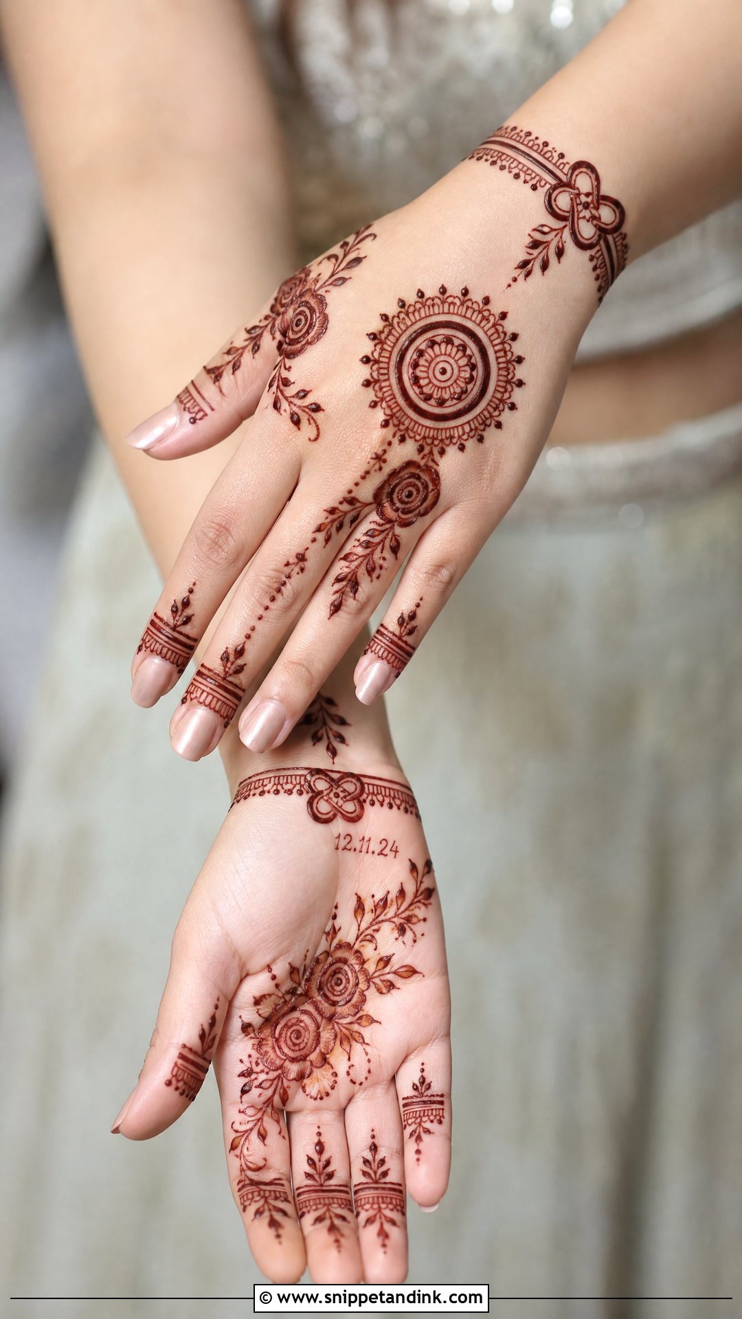 Gathbandhan Mehndi Design For Engagement - Snippet and Ink - 25 Gathbandhan Mehndi Design Ideas