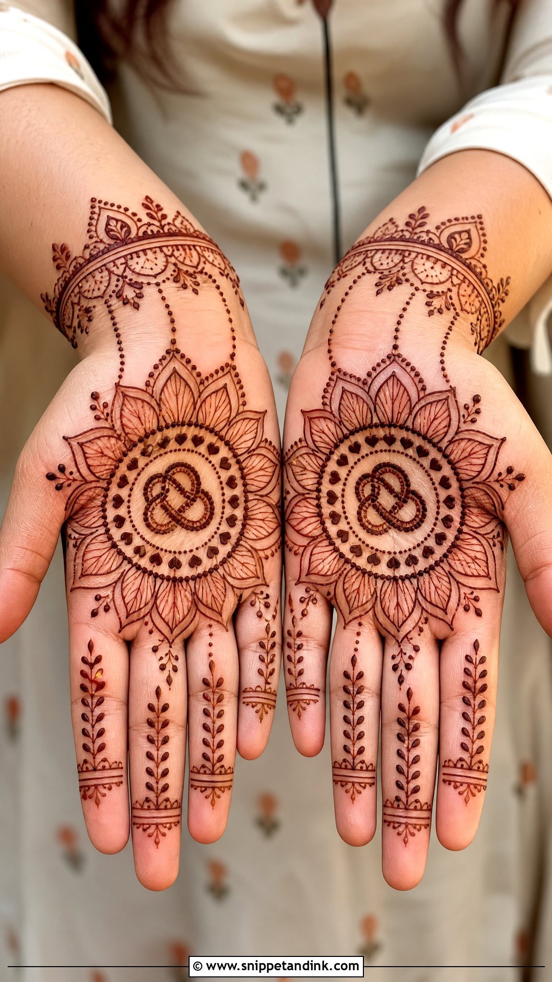 Gathbandhan Mehndi Design On Palm - Snippet and Ink - 25 Gathbandhan Mehndi Design Ideas