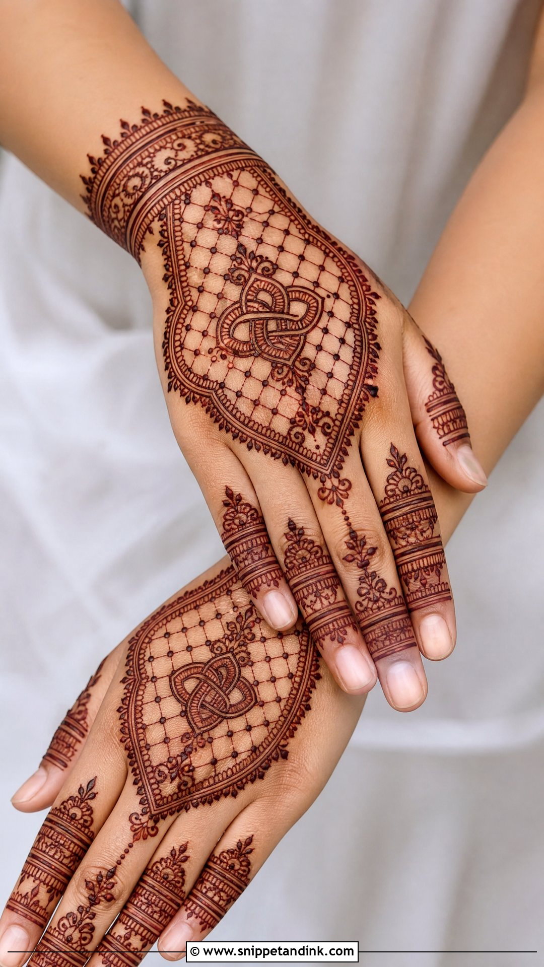 Gathbandhan Mehndi Design With Jaali - Snippet and Ink - 25 Gathbandhan Mehndi Design Ideas