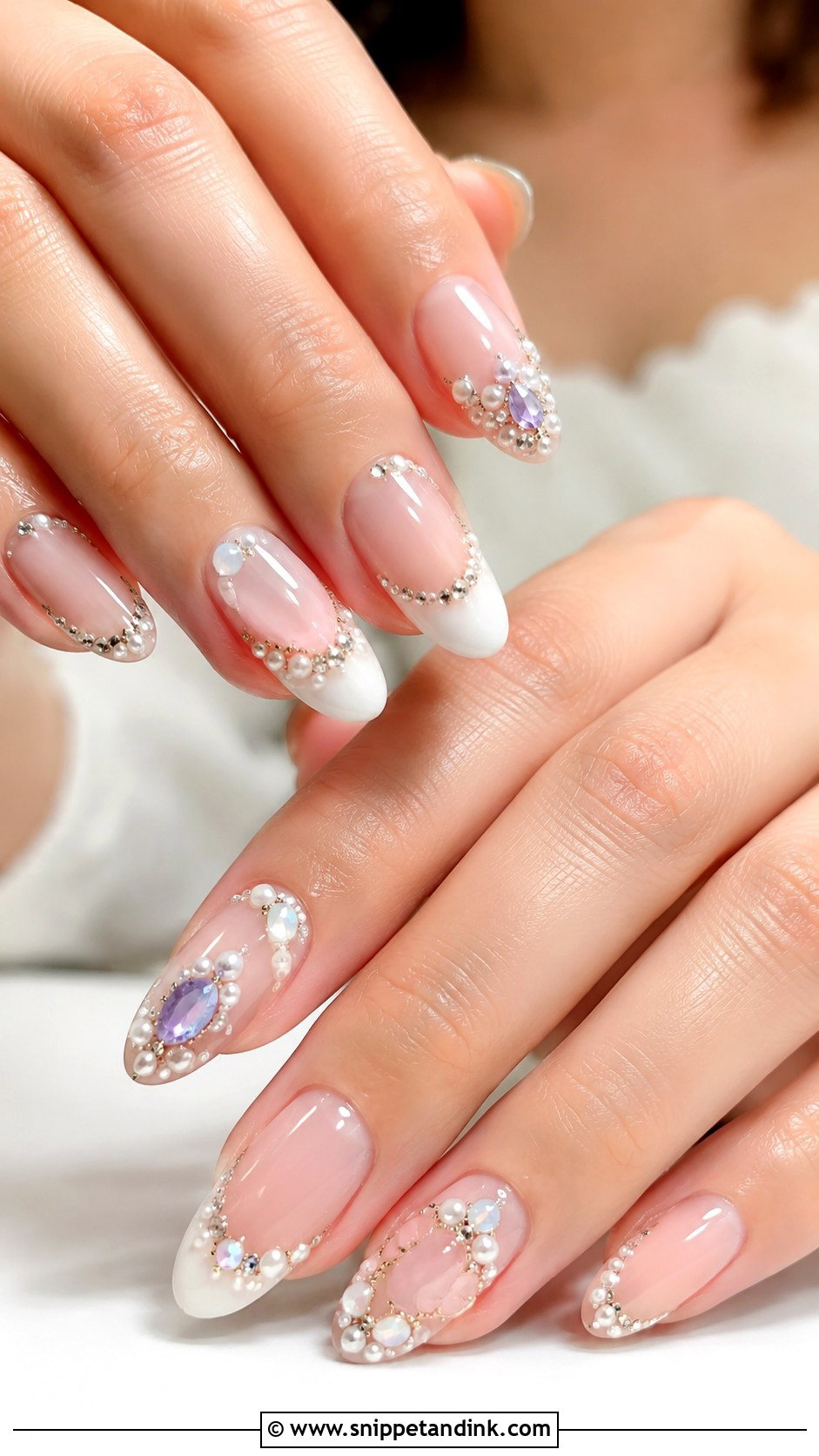 Gemstone Wedding Nails - Snippet and Ink - 20 Funky Wedding Nails