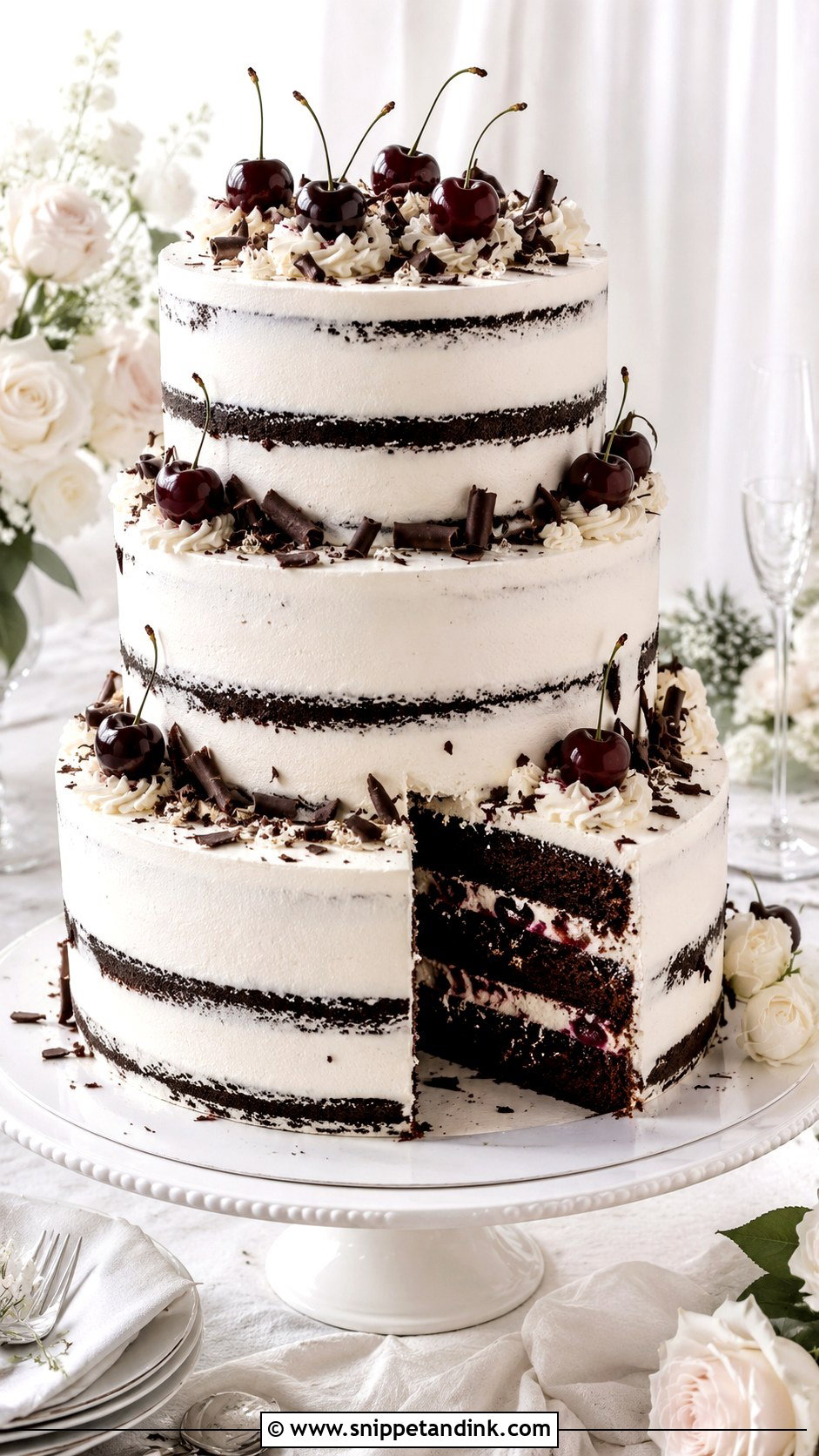 German Black Forest Wedding Cake - Snippet and Ink - 20 German Wedding Cake Ideas