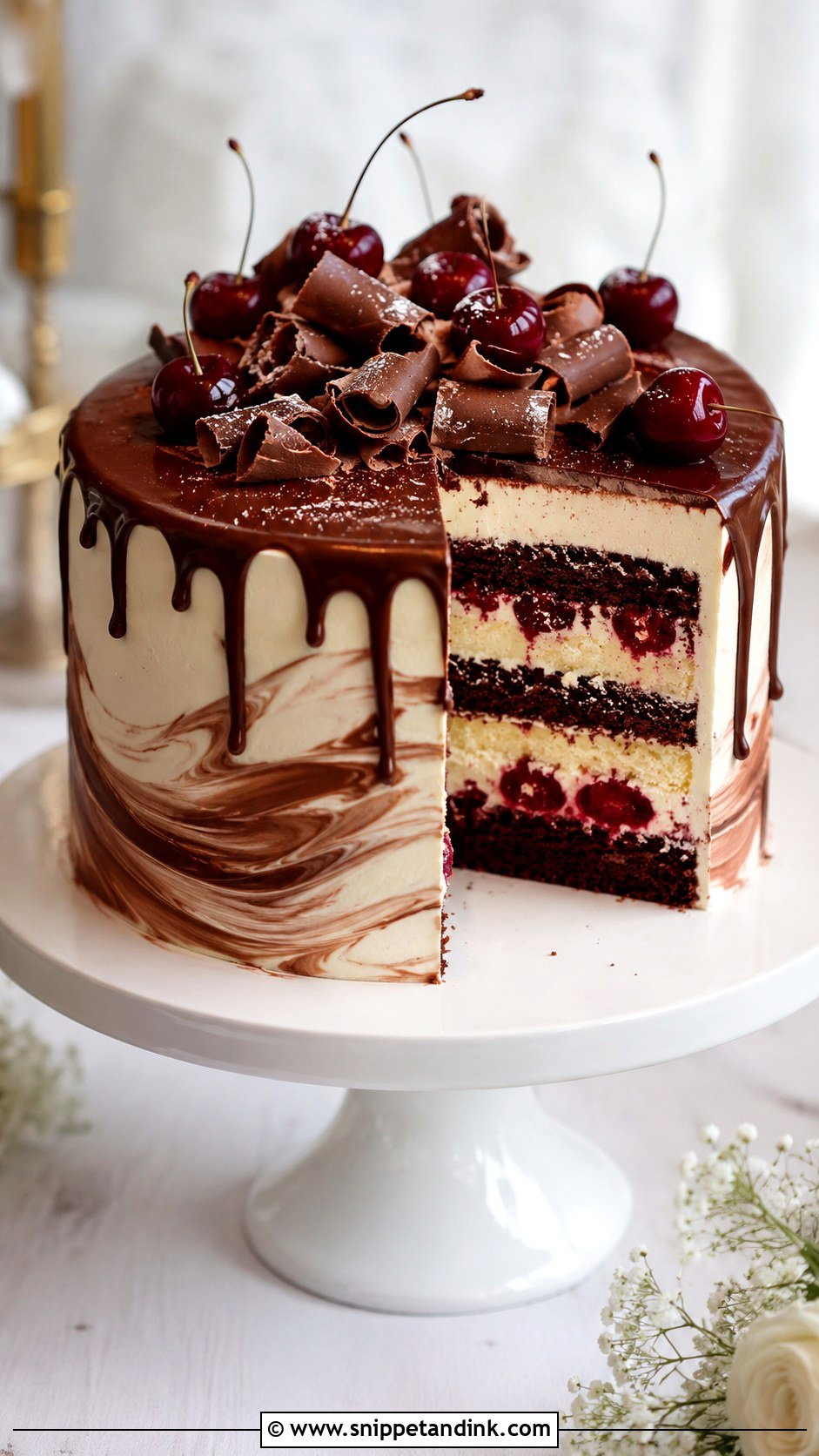 German Donauwelle Wedding Cake - Snippet and Ink - 20 German Wedding Cake Ideas