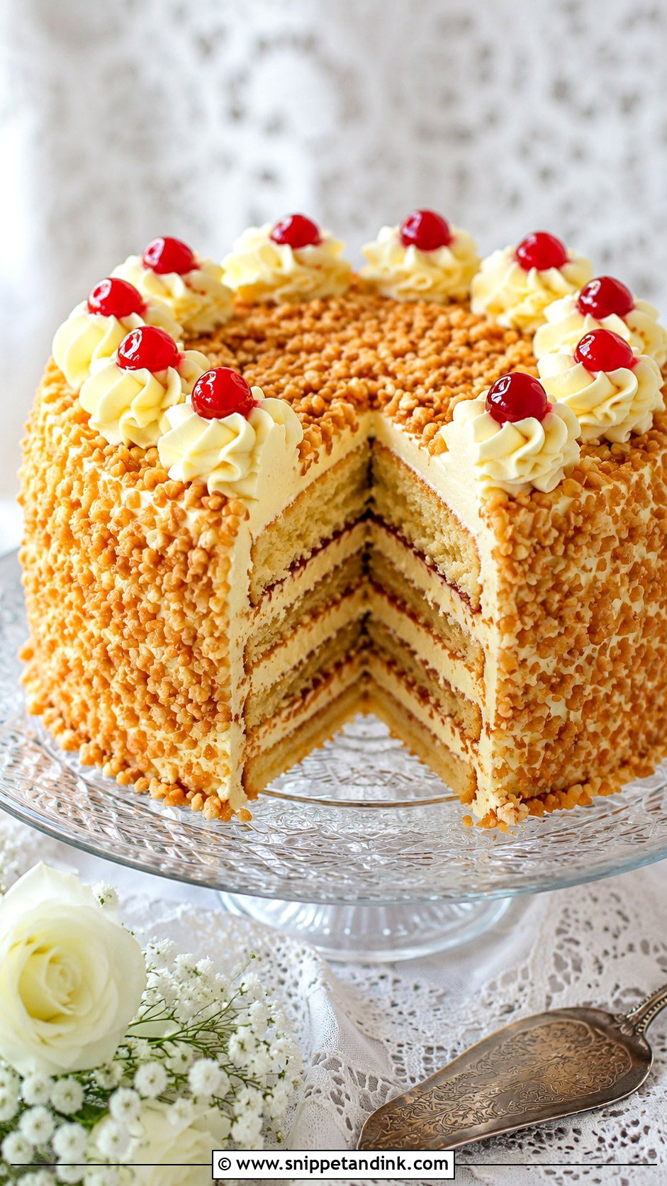 German Frankfurter Kranz Wedding Cake - Snippet and Ink - 20 German Wedding Cake Ideas