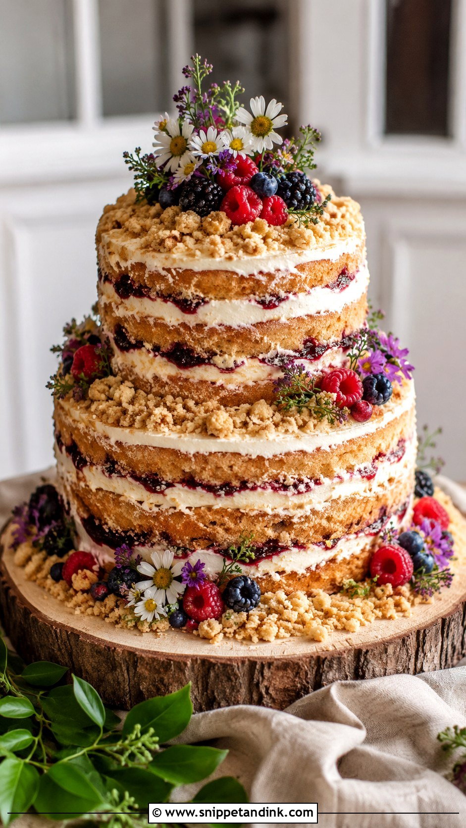 German Streusel Wedding Cake - Snippet and Ink - 20 German Wedding Cake Ideas