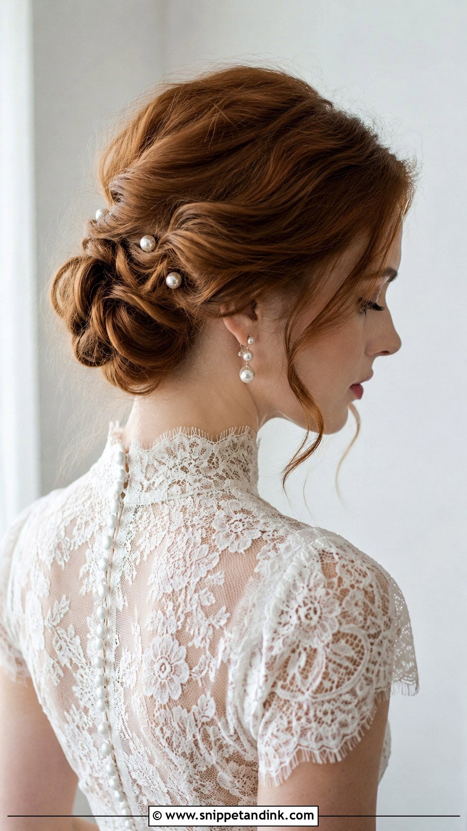 Gibson Tuck Updo - Snippet and Ink - 25 Vintage Bridal Hair Ideas